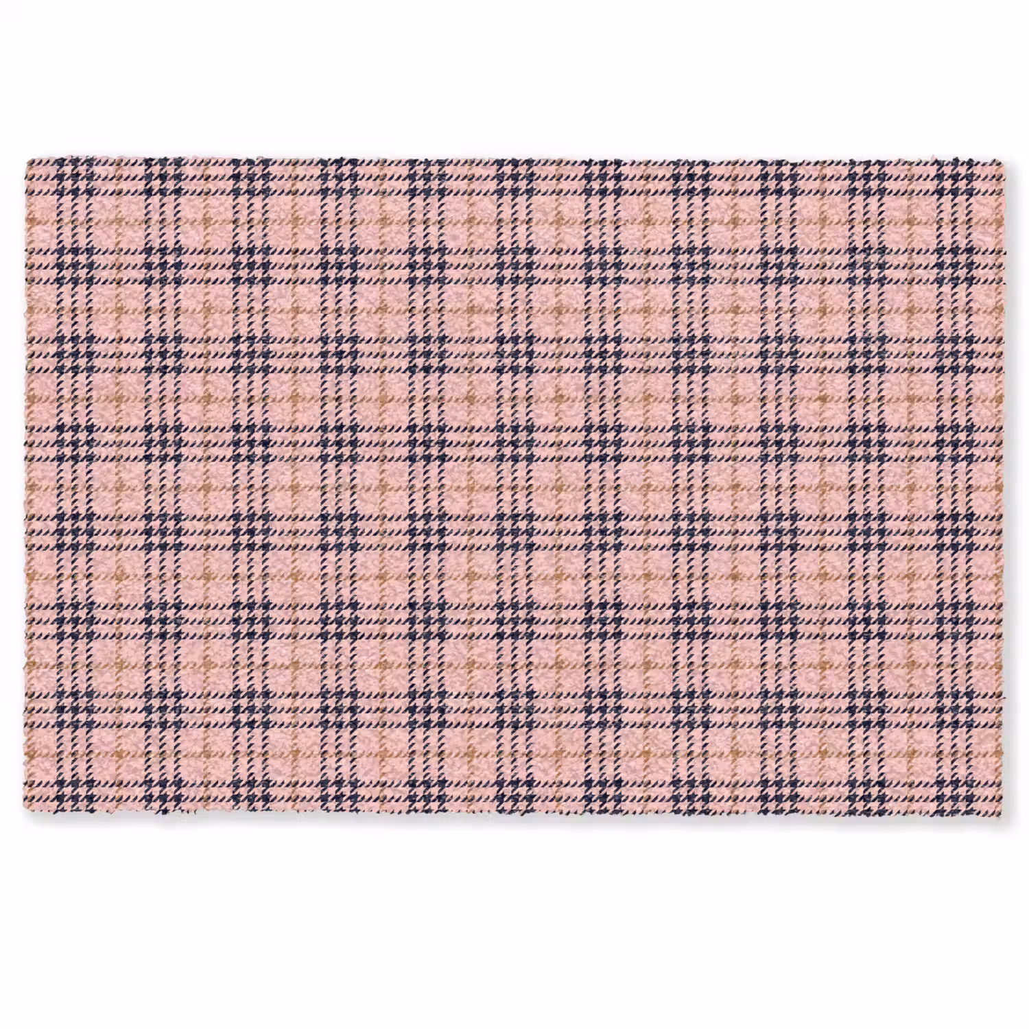 Plaid - Patroon - Schotse - Roze Deurmat klein 898 -zkaufland3d