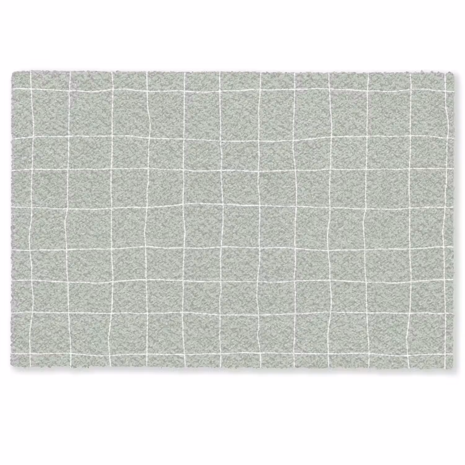 Ruitpatroon - Golvend - Groen Deurmat klein 898 -zkaufland3d