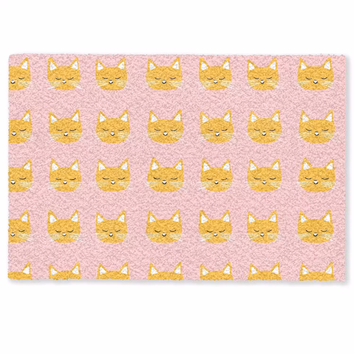 Katten - Patroon - Roze Deurmat klein 898 -zkaufland3d