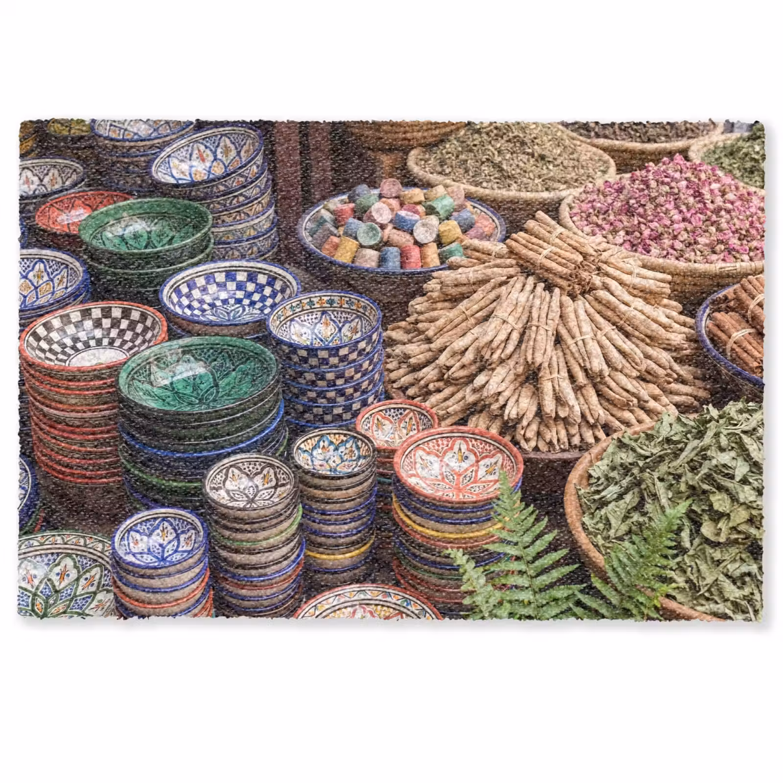 Fußmatte - Keramik – Orientalisch – Farbenfroh - Aardewerk - Oosters - Kleurrijk Deurmat klein