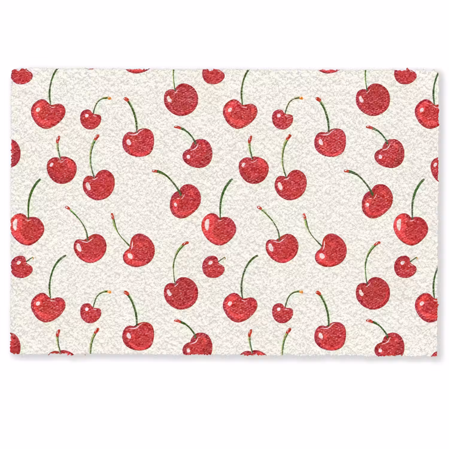 Kersen - Minimalistisch - Rood Deurmat klein 898 -zkaufland3d
