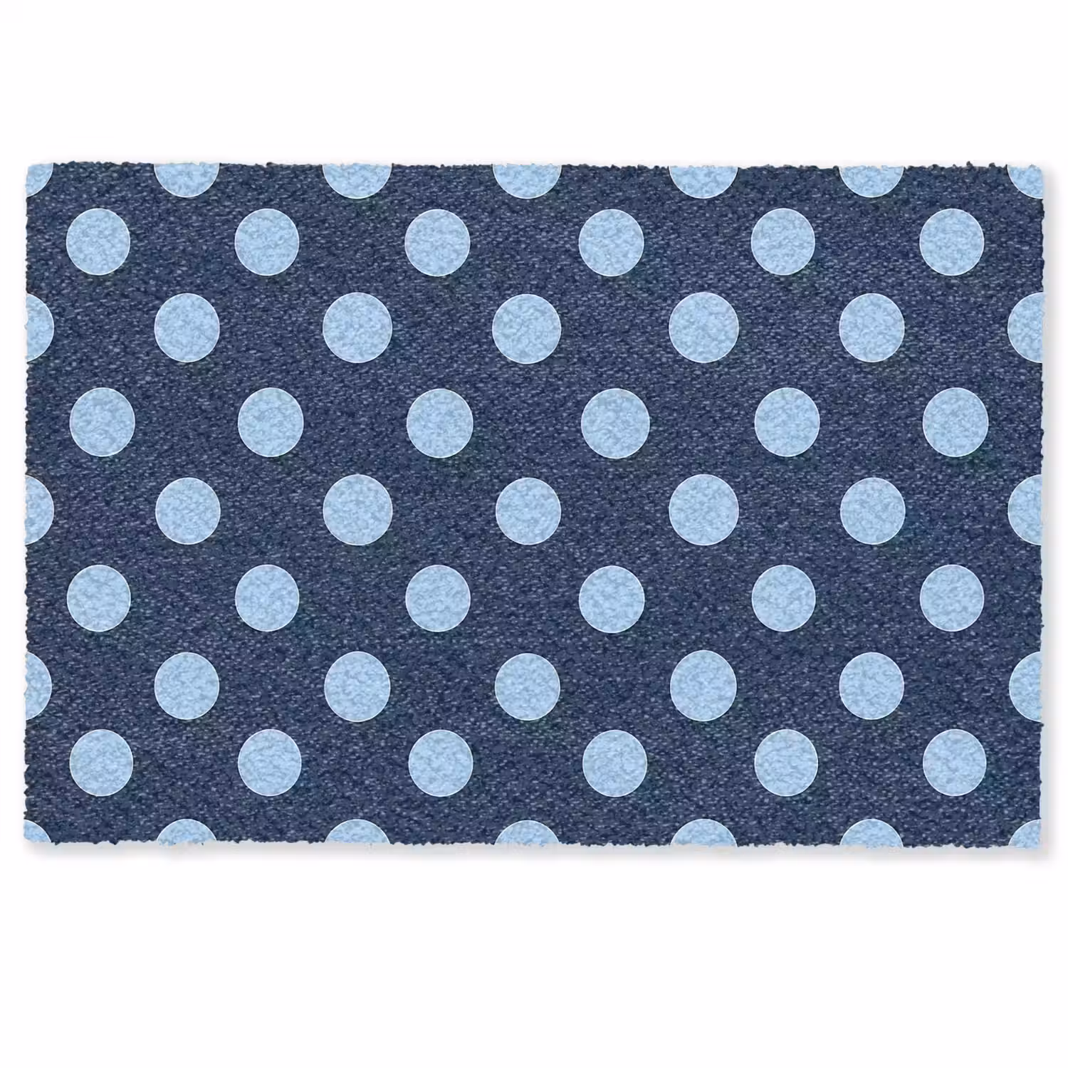 Klassiek - Dots - Blauw Deurmat klein 898 -zkaufland3d