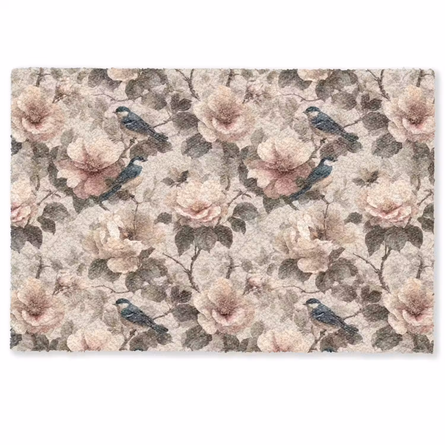 Klassiek - Vogels - Kleurrijk Deurmat klein 898 -zkaufland3d