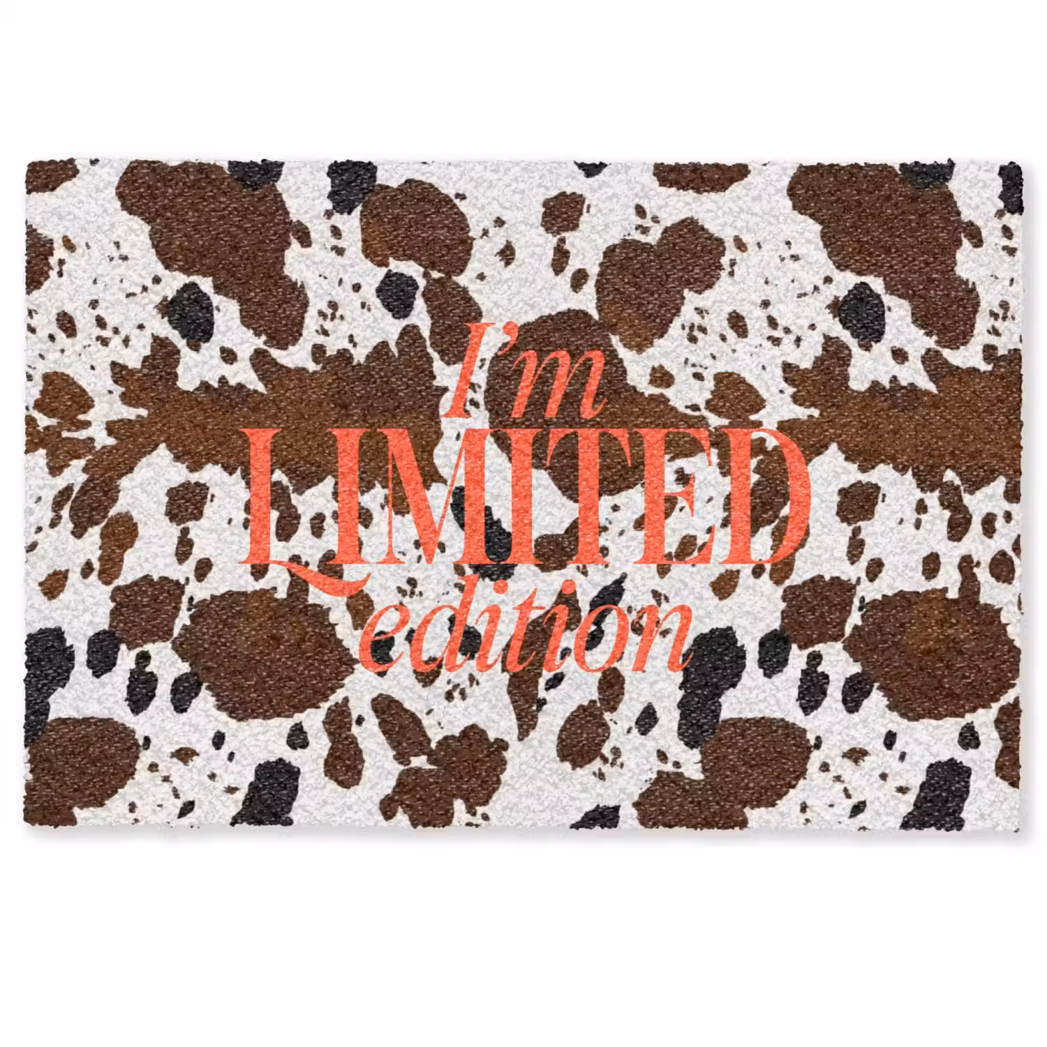 Koeienprint - Limited edition - Rood Deurmat klein -zkaufland3d