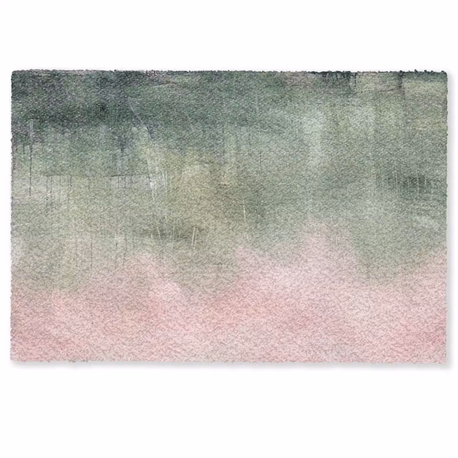 Fußmatte - Kunst – Abstrakt – Modern – Grün – Rosa - Kunst - Abstract - Modern - Groen - Roze Deurmat klein