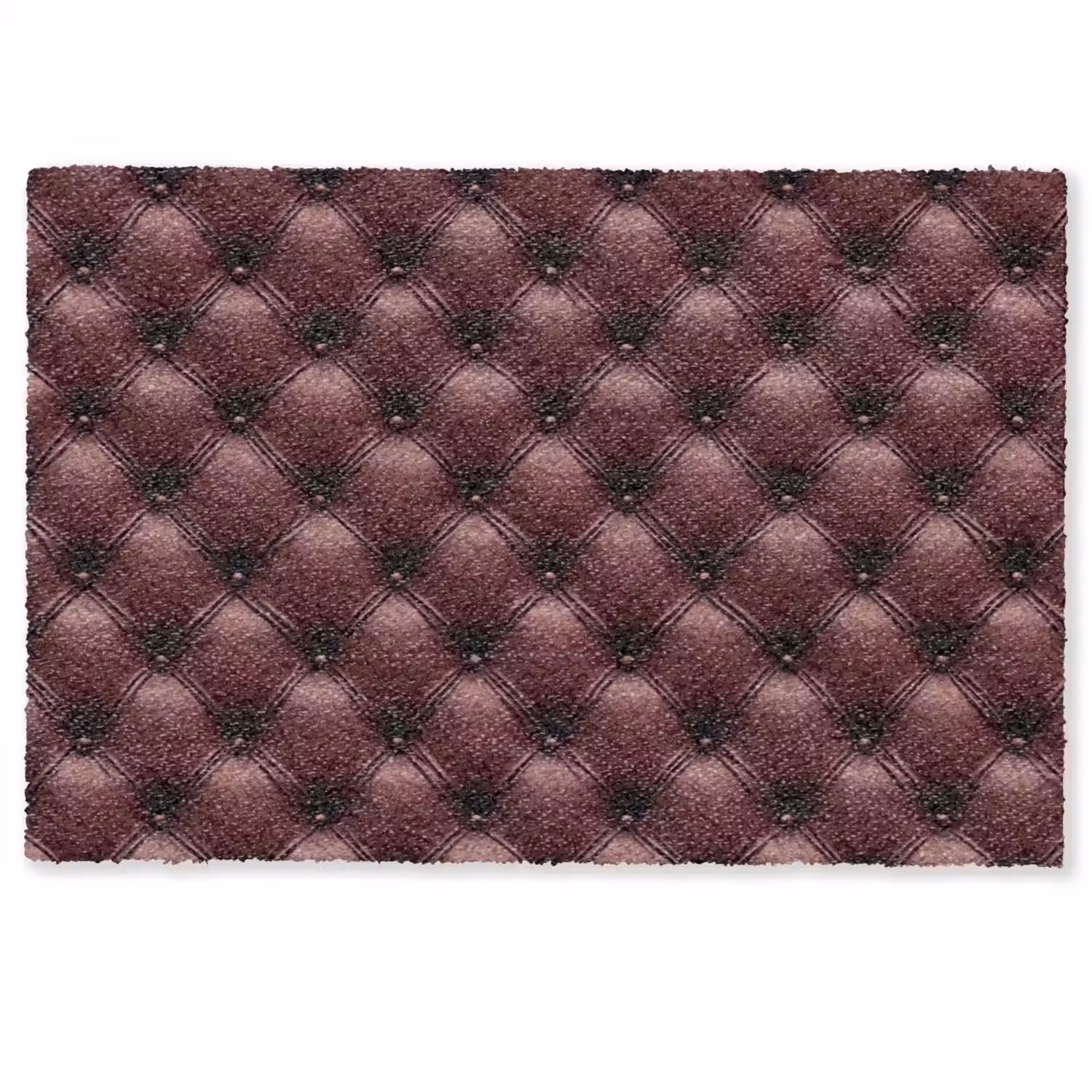 Leer - Patroon - Bordeaux Deurmat klein 898 -zkaufland3d