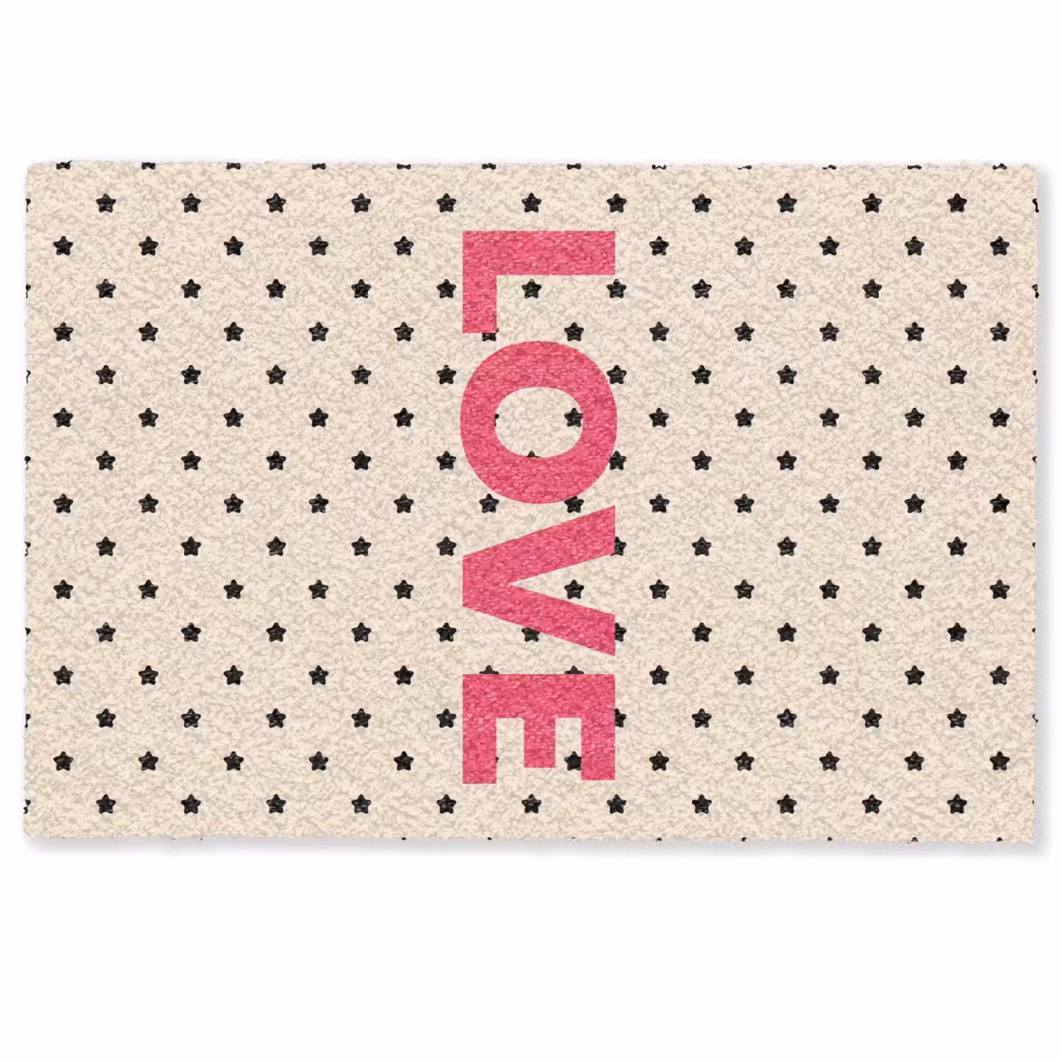 Love - Stippen - Roze Deurmat klein -zkaufland3d