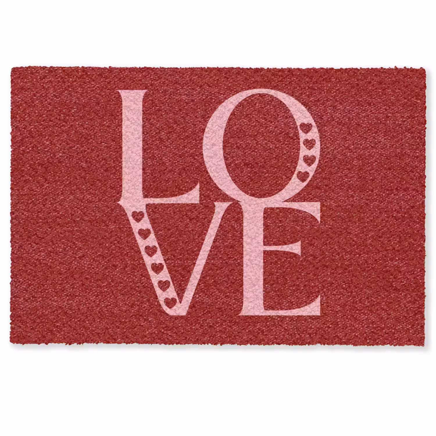 Love - Rood - Hatjes Deurmat klein -zkaufland3d