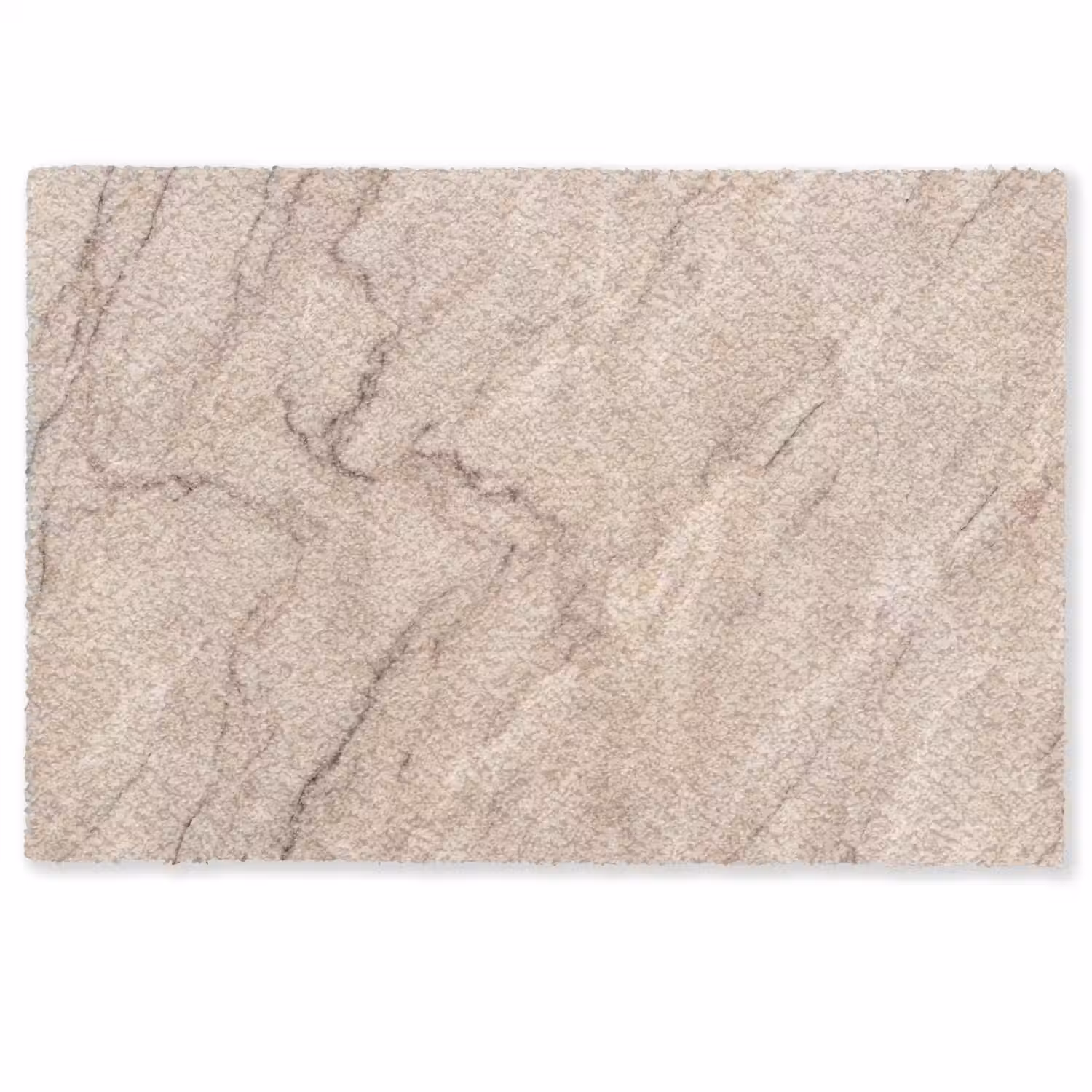 Marmer - Patroon - Abstract - Modern - Beige Deurmat klein -zkaufland3d
