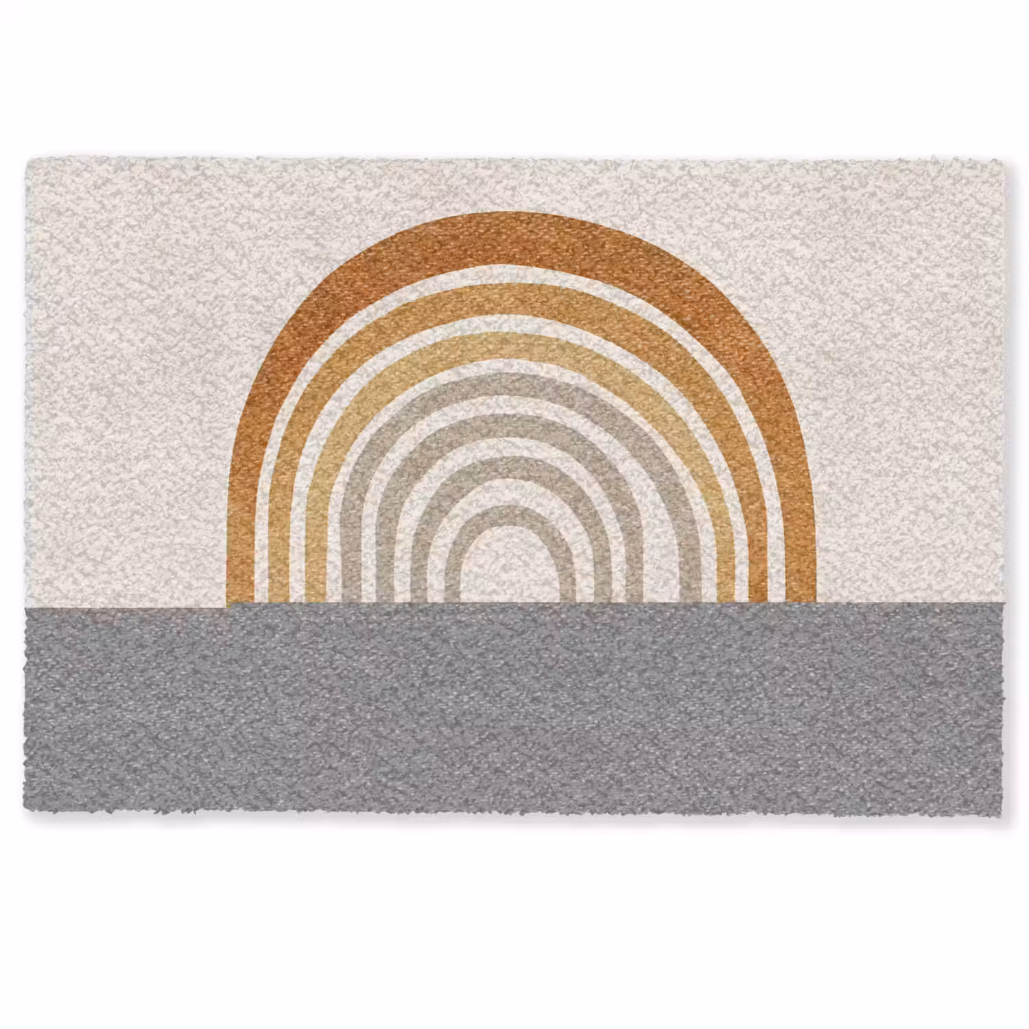 Minimalistisch - Boog - Lijnen - Beige Deurmat klein -zkaufland3d