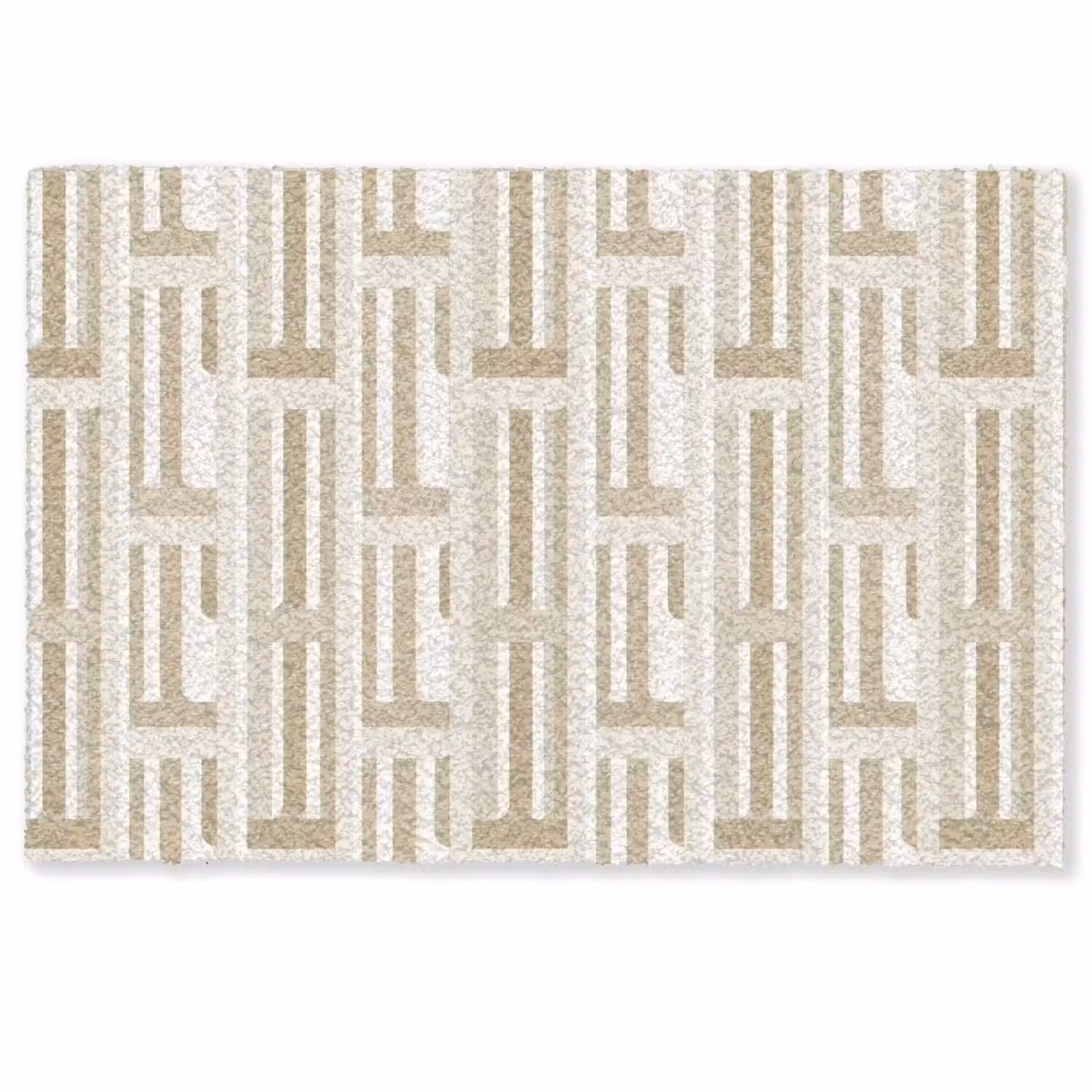 Modern - Geometrisch - Beige Deurmat klein 898 -zkaufland3d