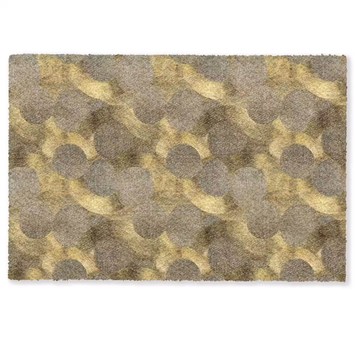 Modern - Geometrisch - Goud Deurmat klein 898 -zkaufland3d