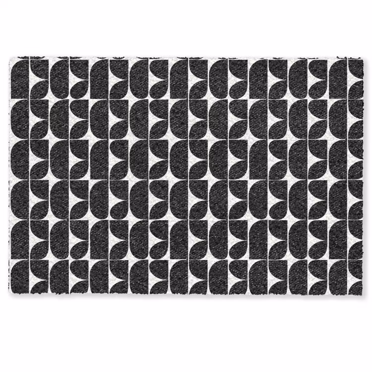Modern - Geometrisch - Zwart Deurmat klein 898 -zkaufland3d