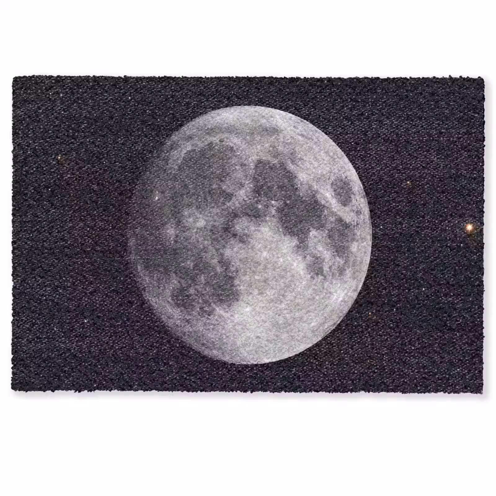 Fußmatte - Mond – Sterne – Weltraum - Maan - Sterren - Ruimte Deurmat klein