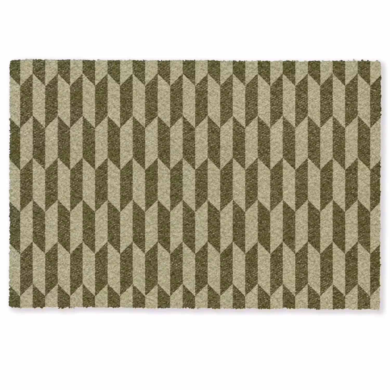 Patroon - Abstract - Groen - Vlakken Deurmat klein -zkaufland3d