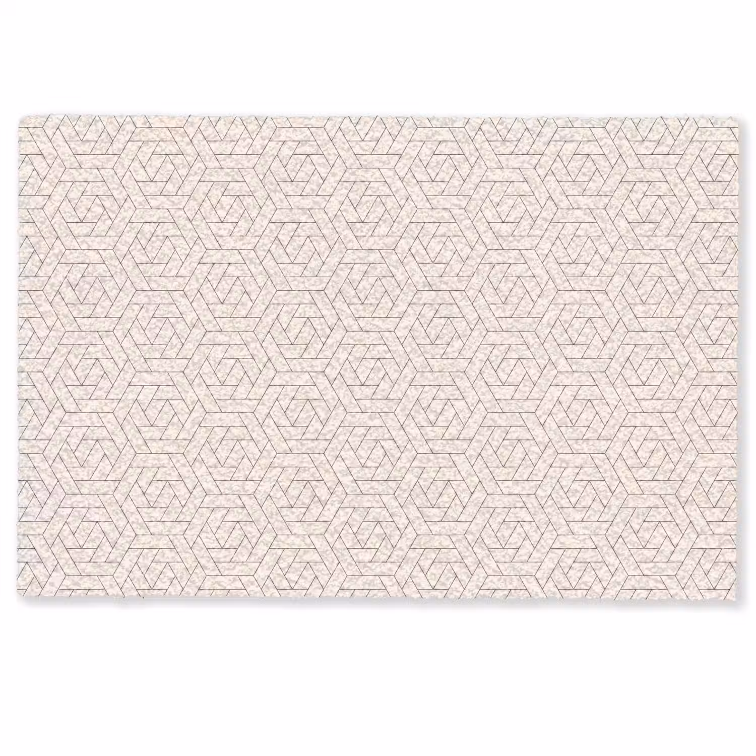 Patroon - Beige - Lijnen - Bruin Deurmat klein 898 -zkaufland3d