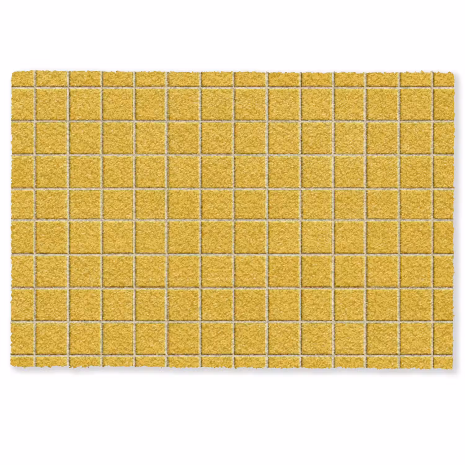 Patroon - Tegel - Okergeel Deurmat klein 898 -zkaufland3d