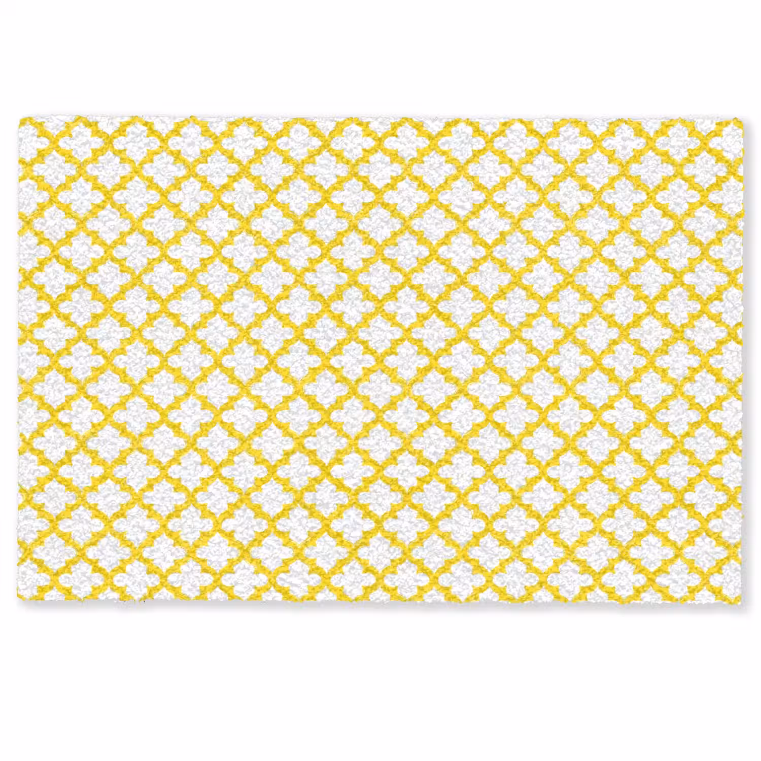 Patroon - Geometrisch - Klassiek - Geel Deurmat klein 898 -zkaufland3d