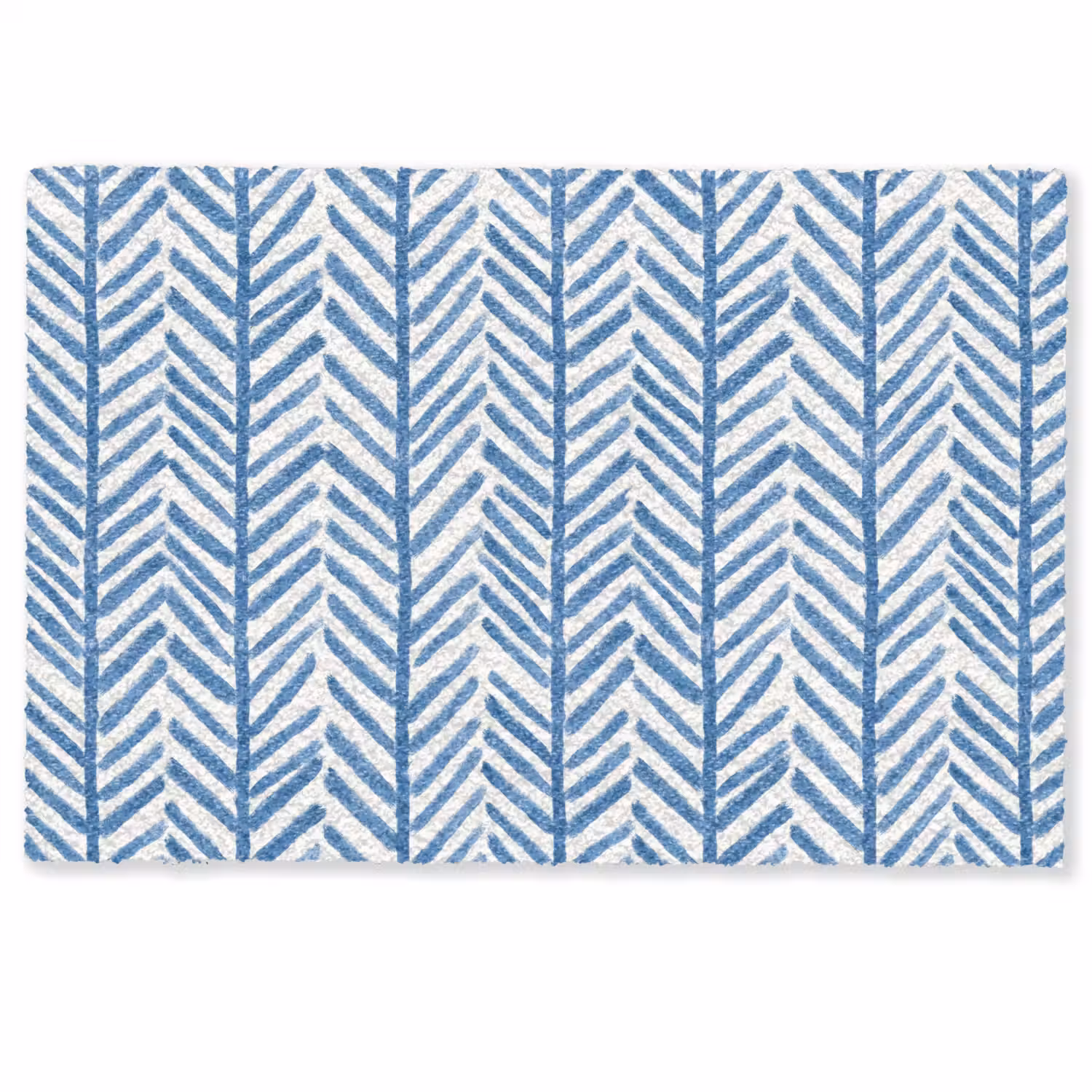 Patroon - Streep - Blauw Deurmat klein 898 -zkaufland3d