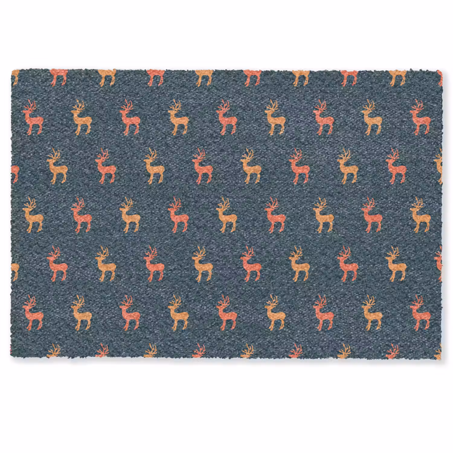Patroon - Herten - Blauw Deurmat klein 898 -zkaufland3d