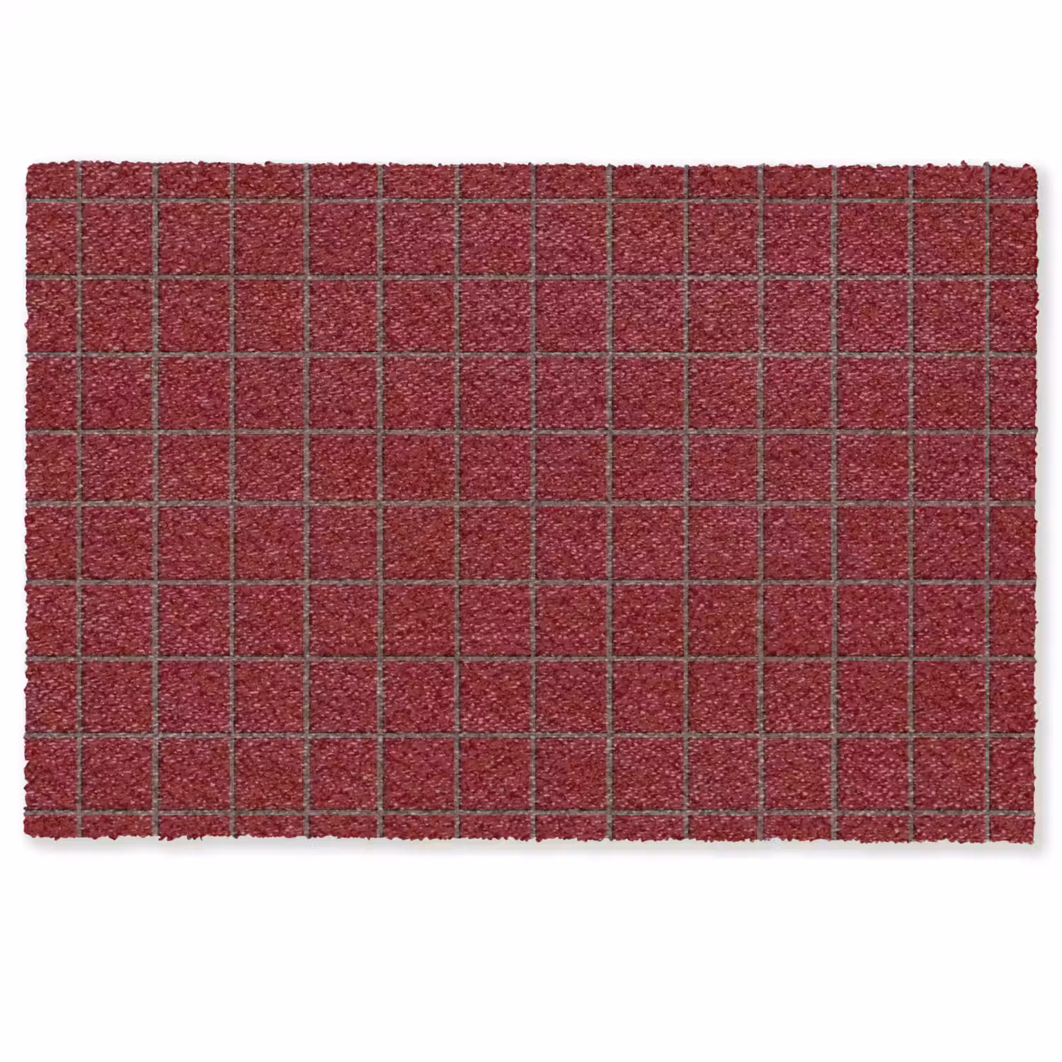 Patroon - Tegels - Burgundy Deurmat klein 898 -zkaufland3d