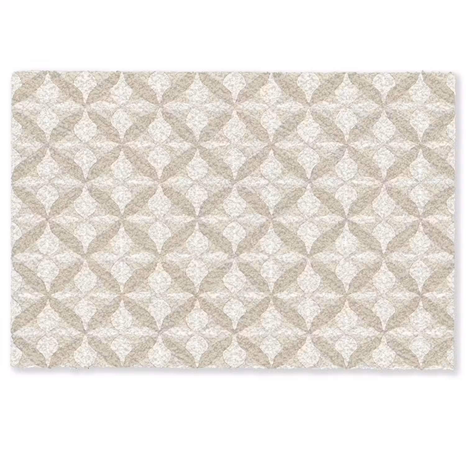 Patroon - Klassiek - Beige Deurmat klein 898 -zkaufland3d