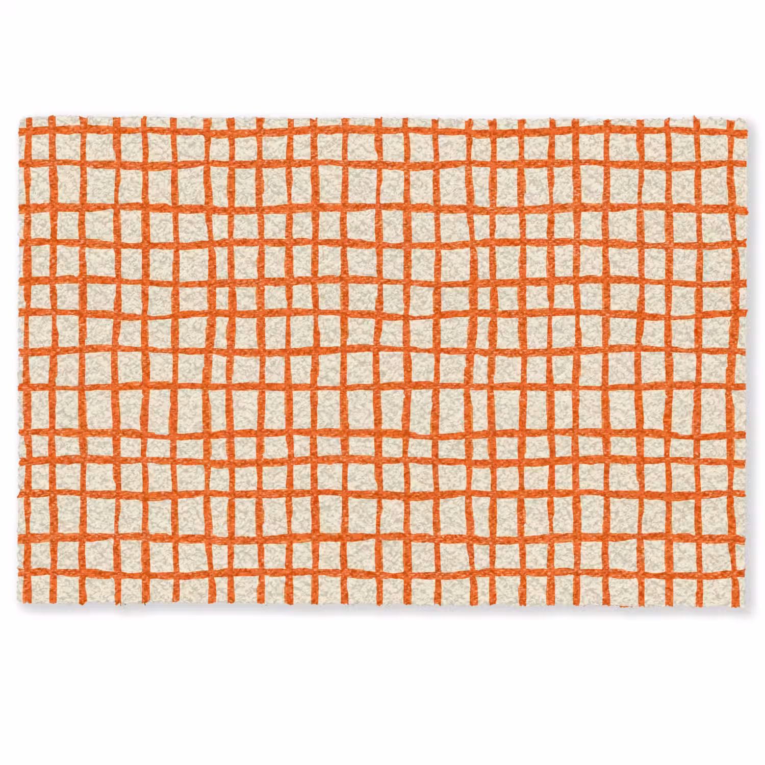 Patroon - Lijnen - Oranje Deurmat klein 898 -zkaufland3d