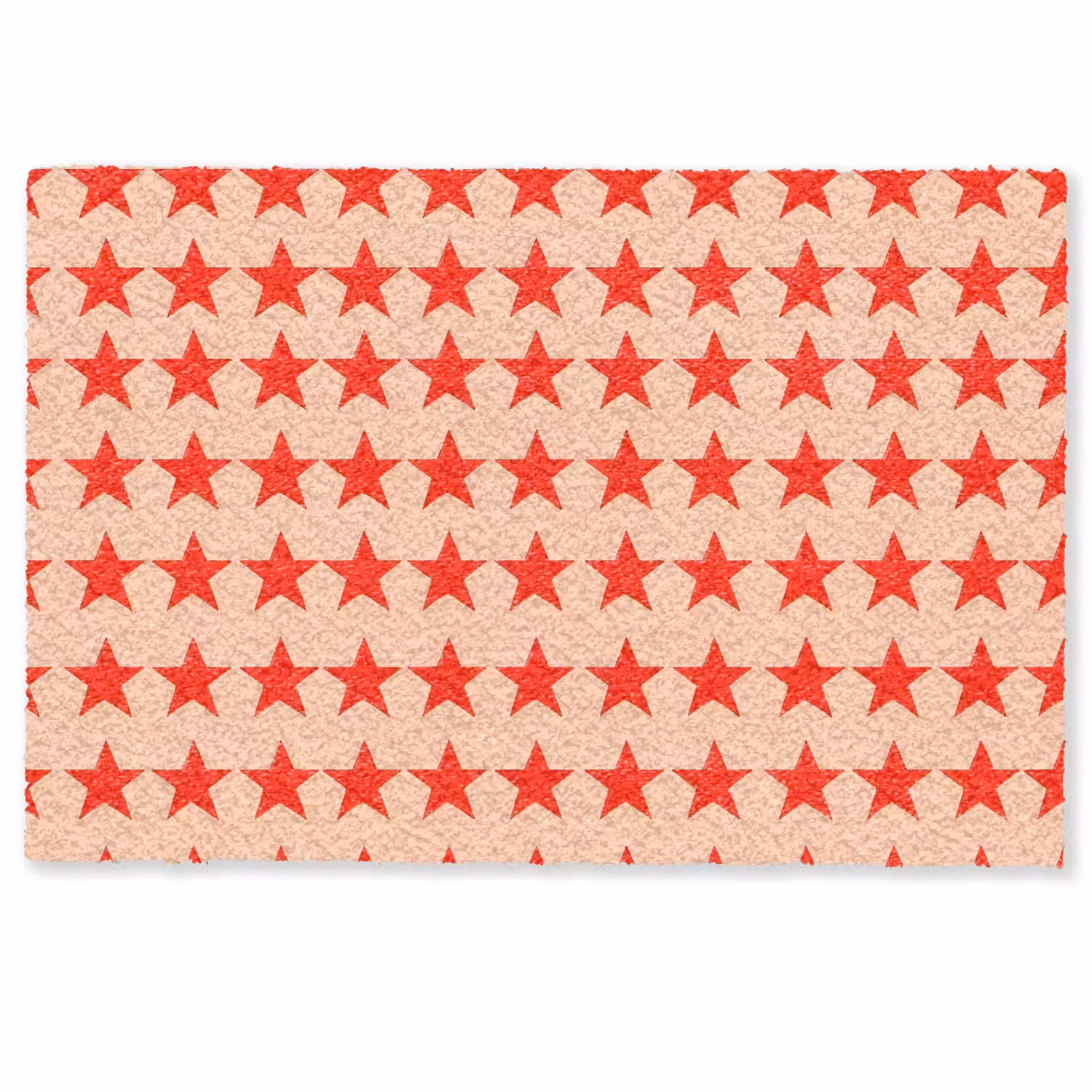 Patroon - Sterren - Rood Deurmat klein 898 -zkaufland3d