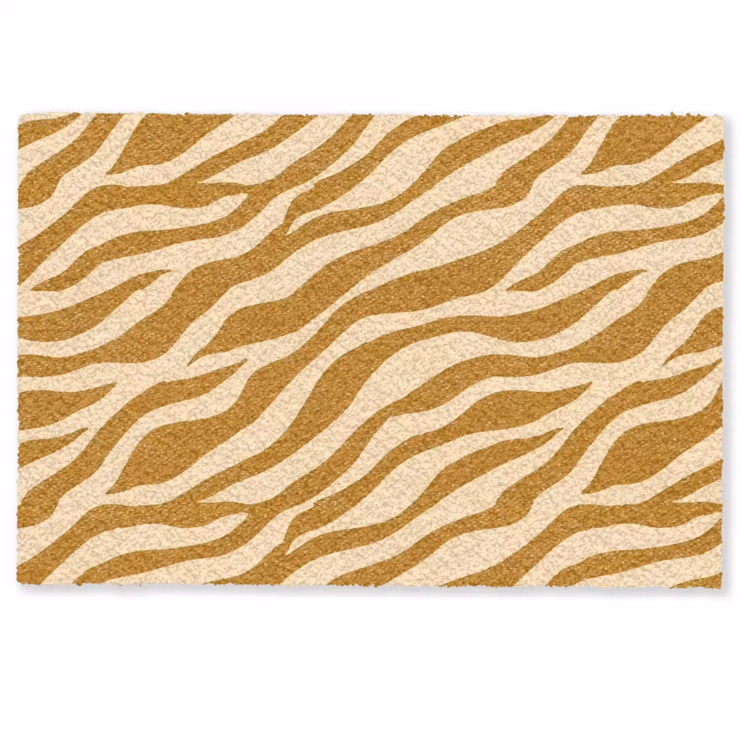 Patroon - Zebra - Bruin - Abstract Deurmat klein -zkaufland3d