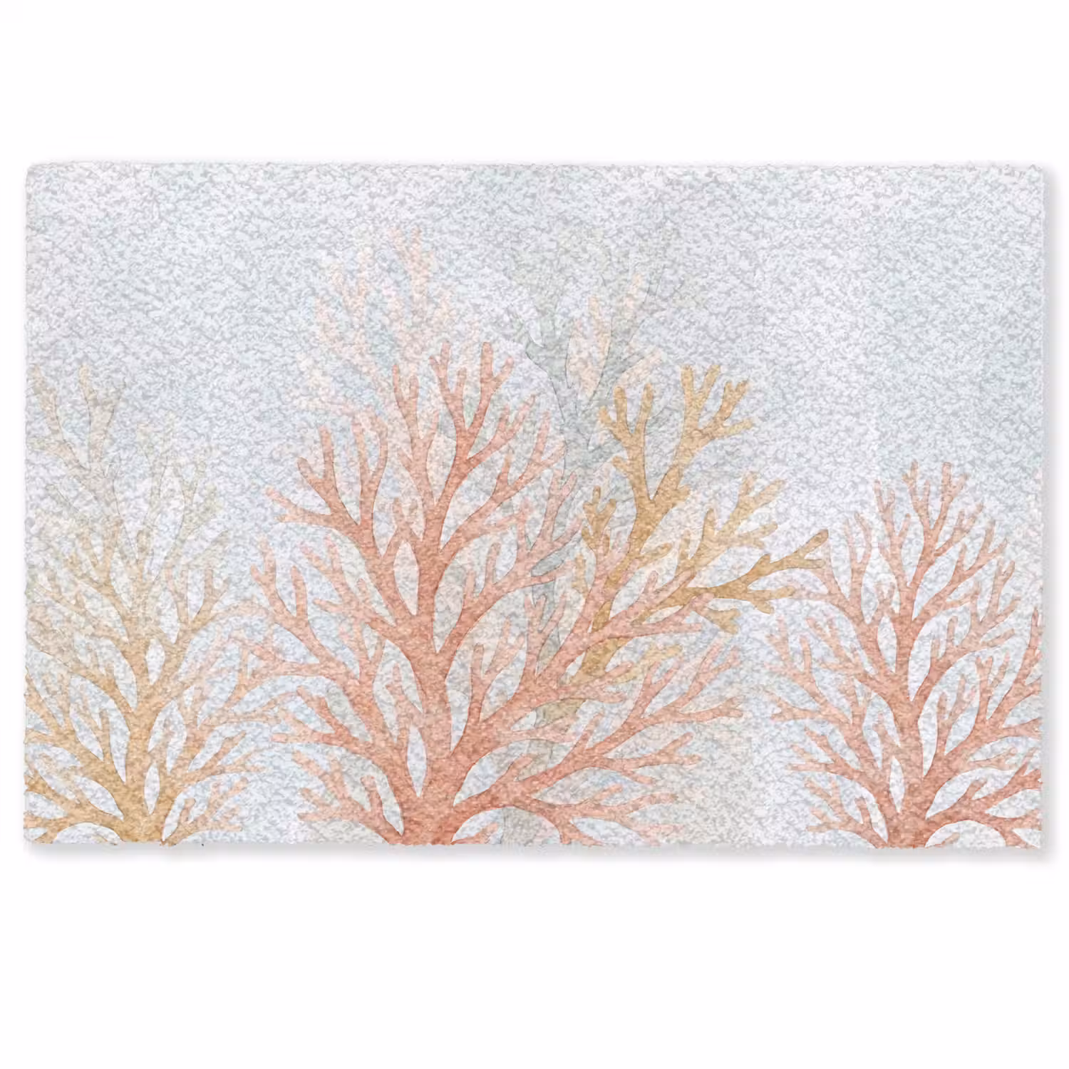 Natuur - Abstract - Aquarel - Organisch - Warm Deurmat klein -zkaufland3d