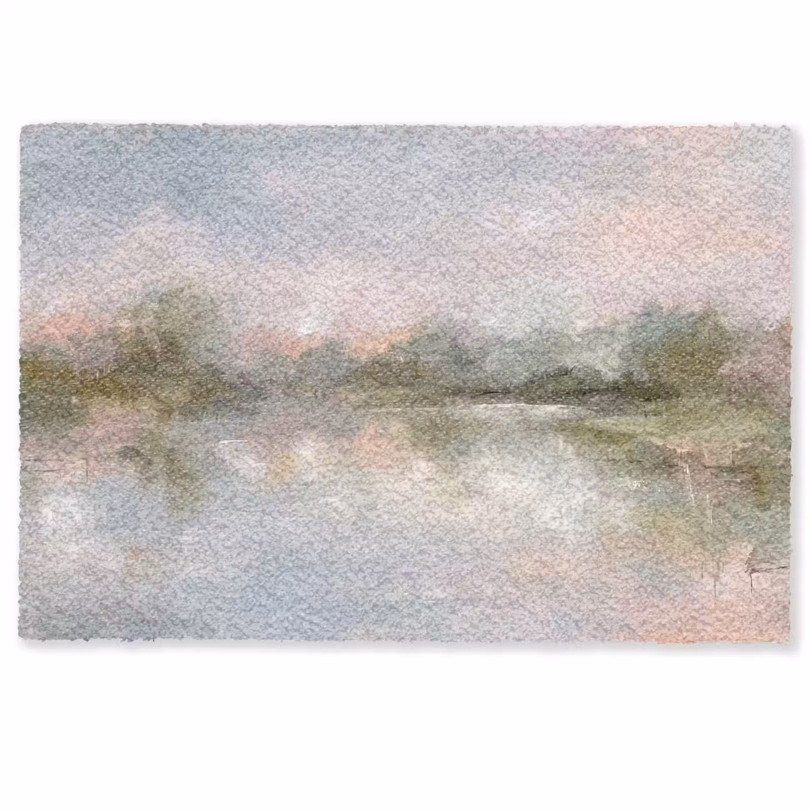 Fußmatte - Natur – Landschaft – Abstrakt – Wasser – Grün - Natuur - Landschap - Abstract - Water - Groen Deurmat klein
