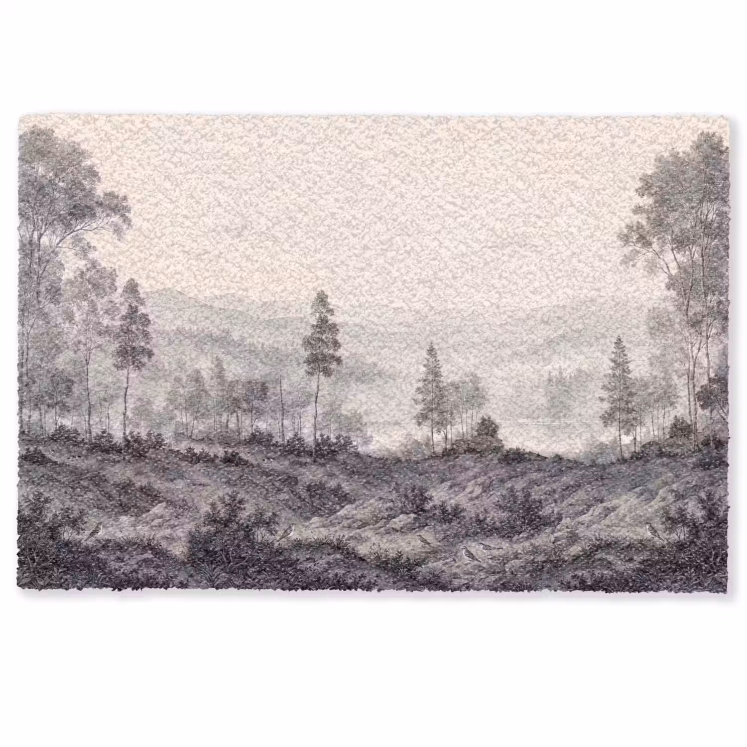 Mistig - Berglandschap - Illustratie Deurmat klein -zkaufland3d