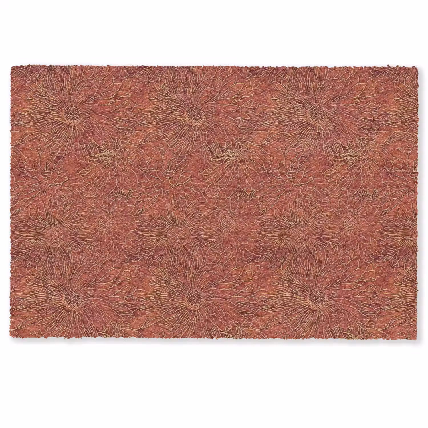 Oosters - Bloemen - Terracotta Deurmat klein 898 -zkaufland3d