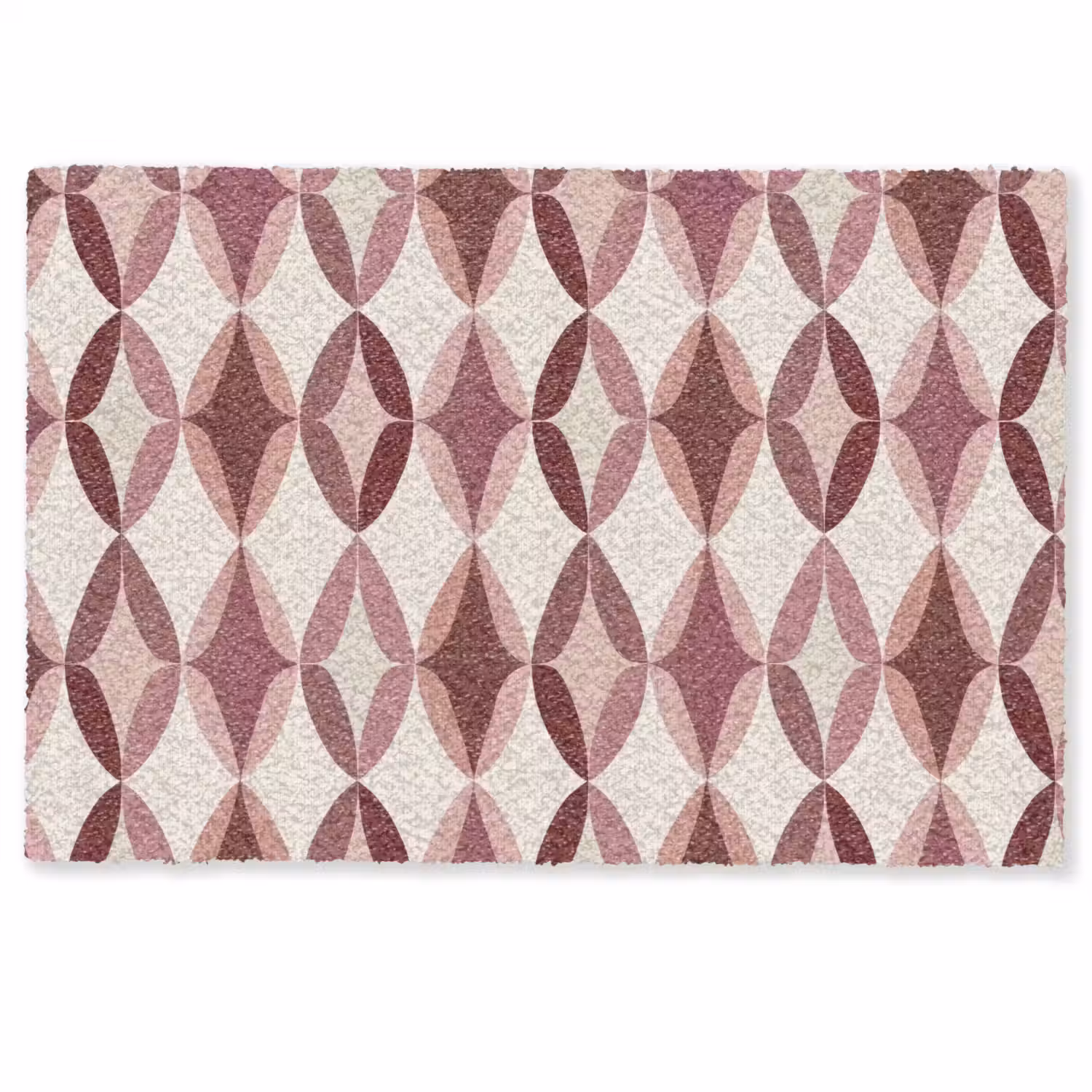 Ovaal - Textuur - Roze Deurmat klein 898 -zkaufland3d