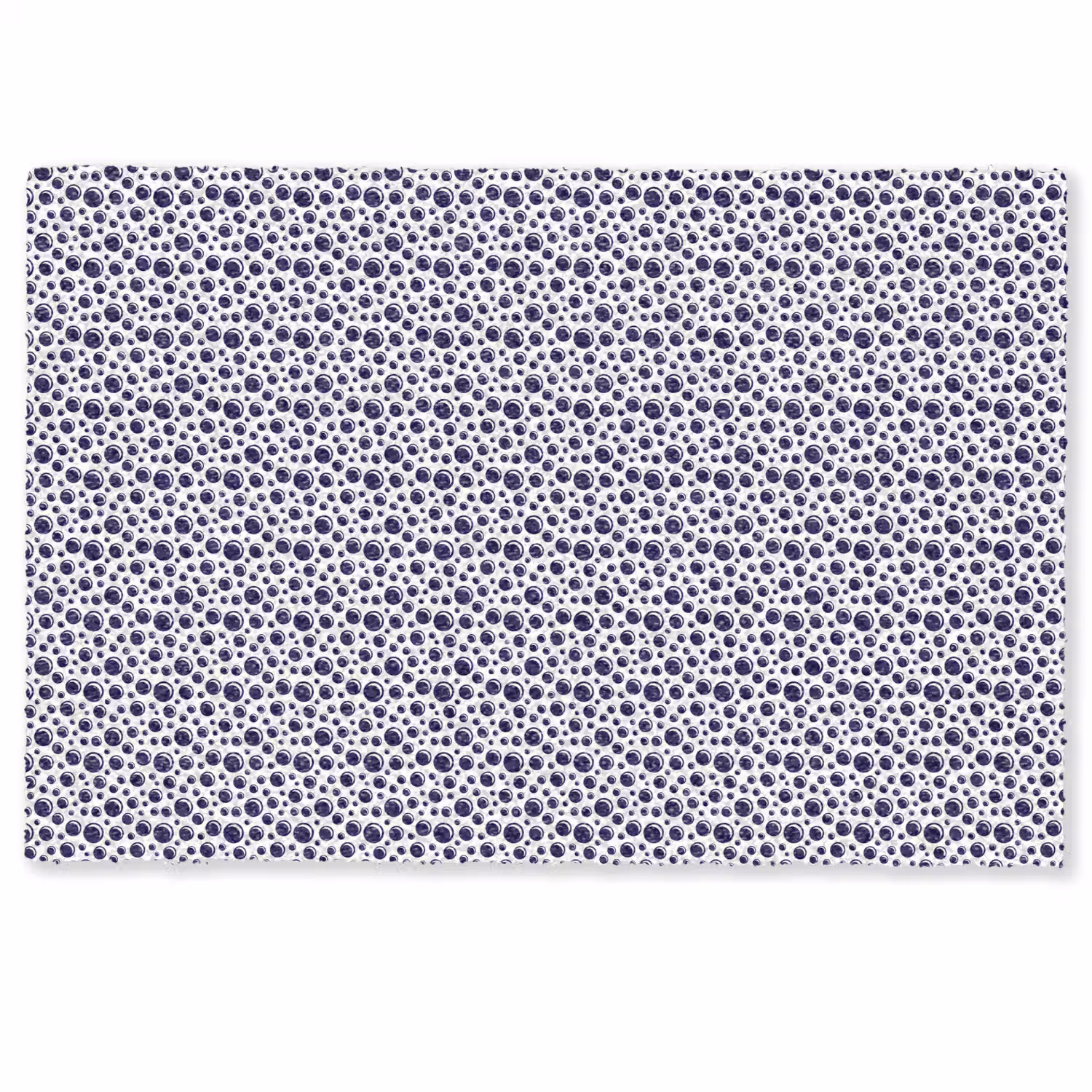 Oceaan - Bubbel - Blauw - Wit Deurmat klein 898 -zkaufland3d