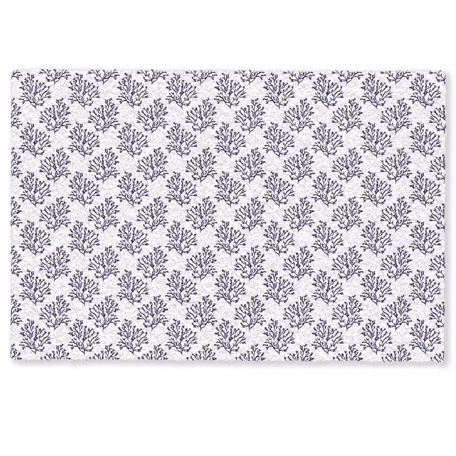 Oceaan - Koraal - Blauw - Wit Deurmat klein 898 -zkaufland3d