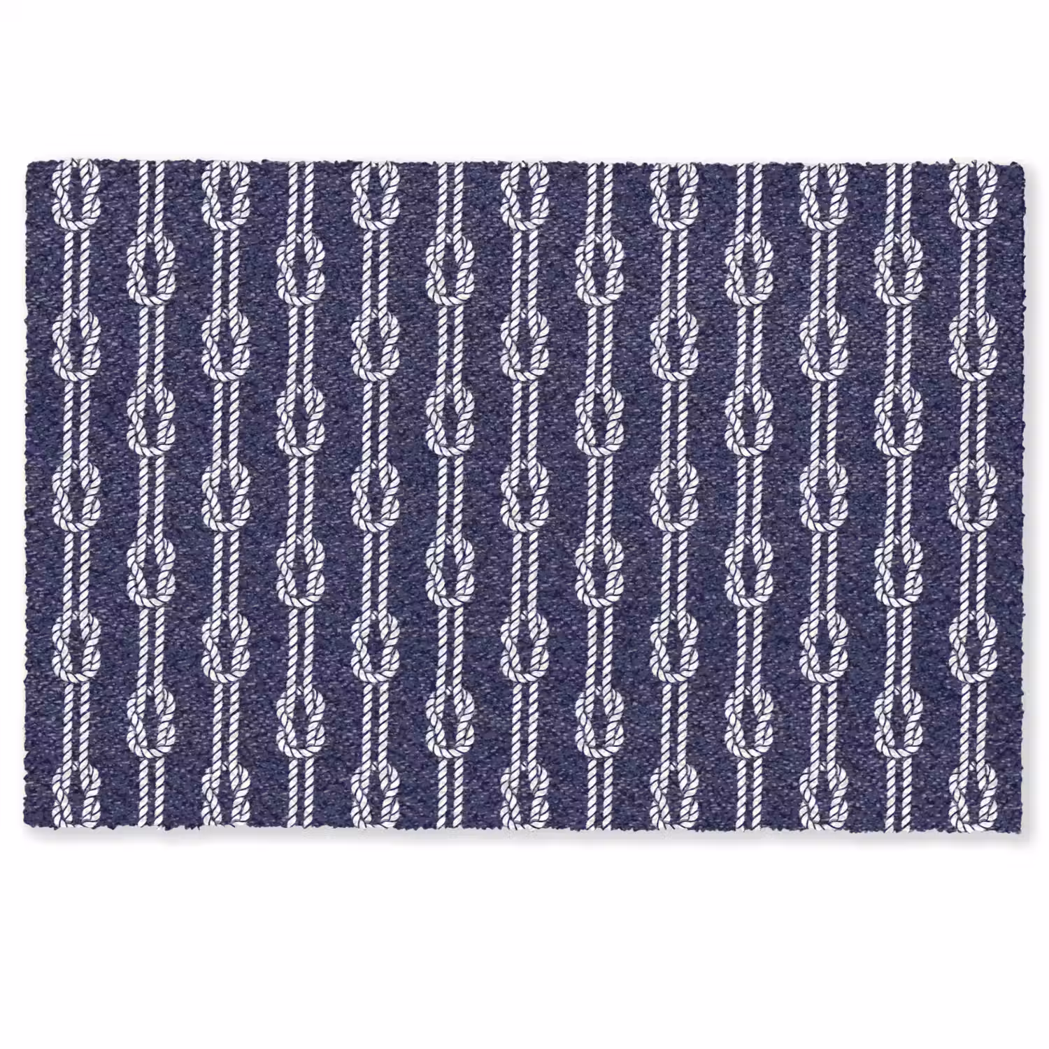 Oceaan - Touw - Blauw - Wit Deurmat klein 898 -zkaufland3d