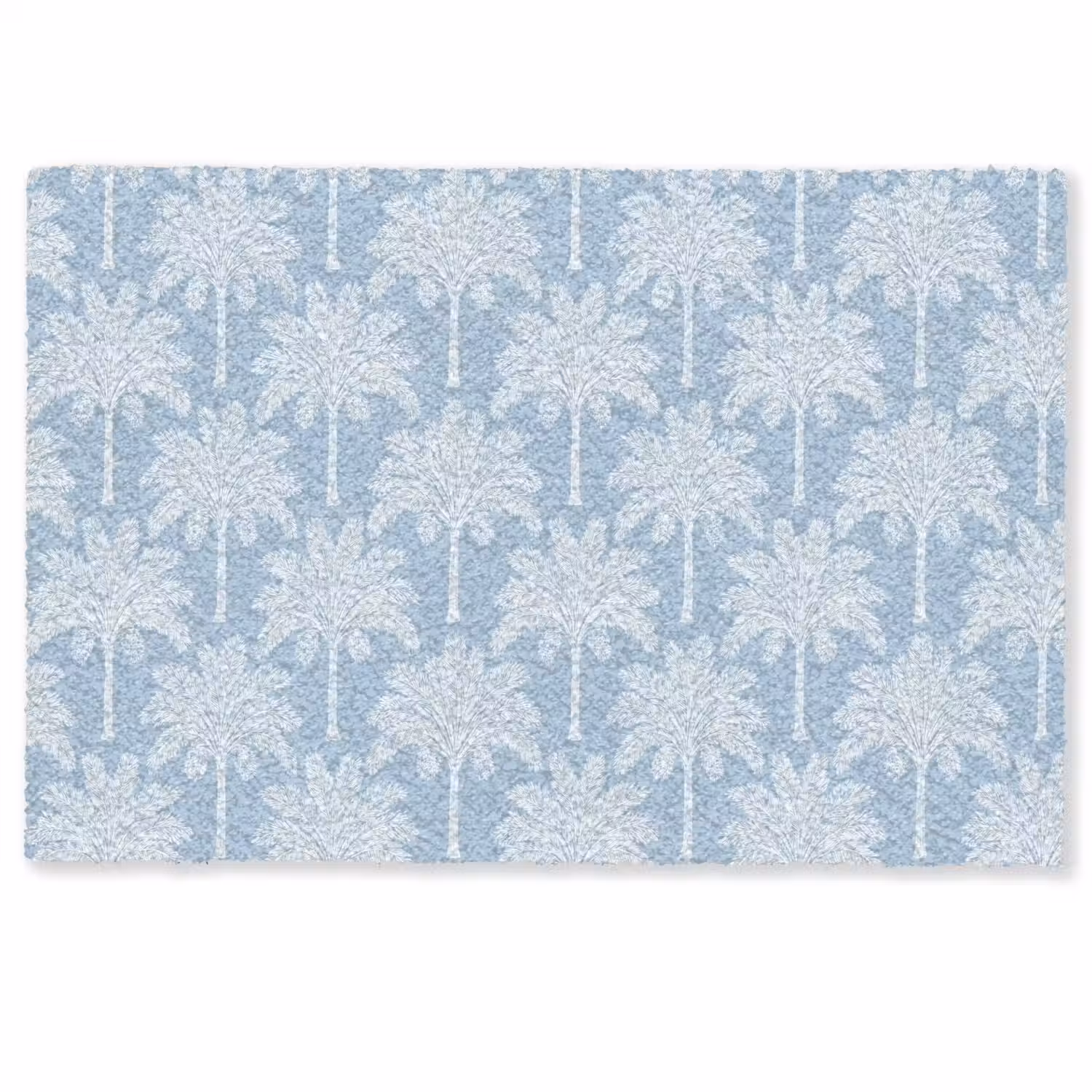 Palmboom - Modern - Blauw Deurmat klein 898 -zkaufland3d