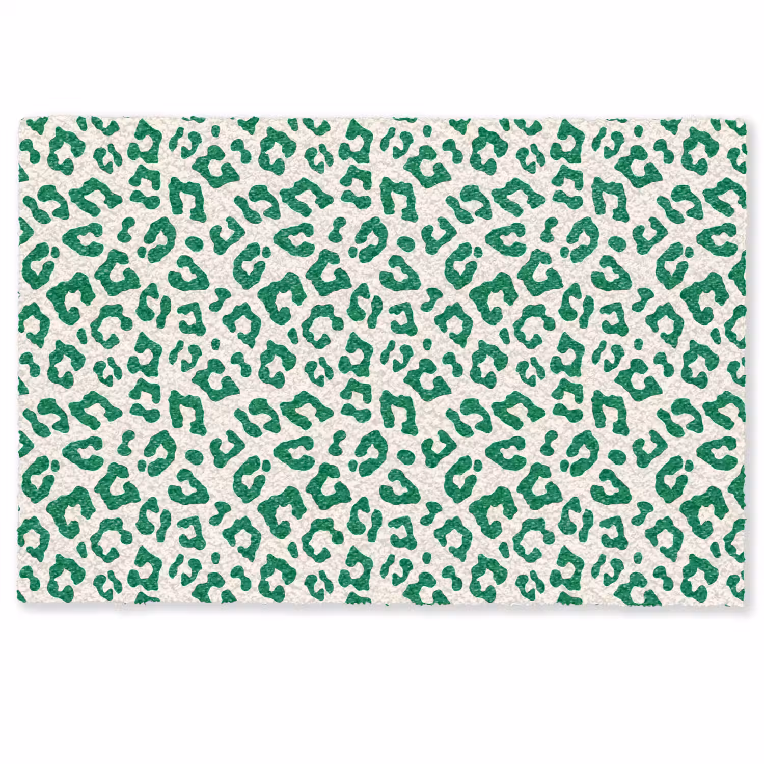 Panterprint - Groen - Beige - Dierenprint Deurmat klein -zkaufland3d