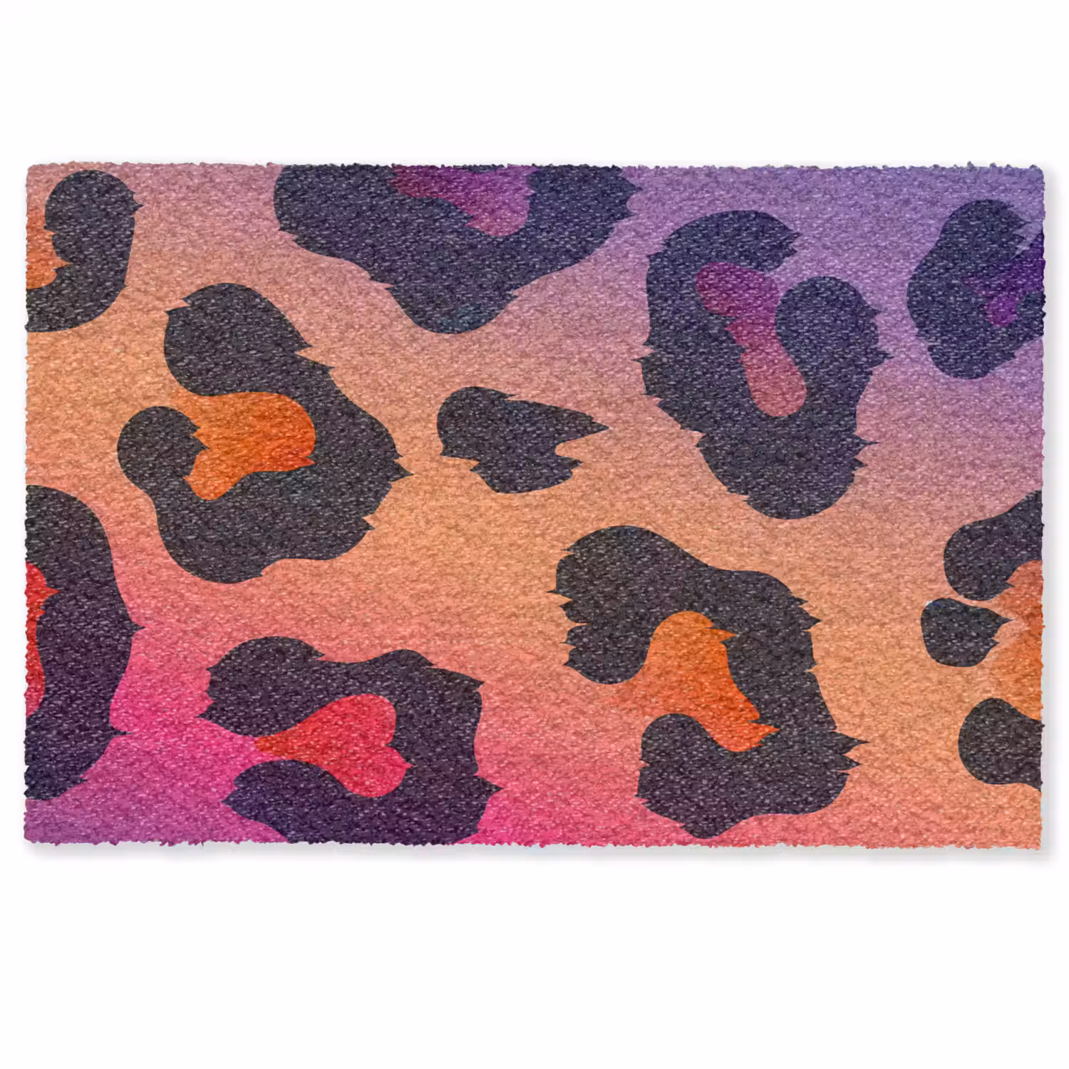 Panterprint - Roze - Paars - Oranje Deurmat klein -zkaufland3d