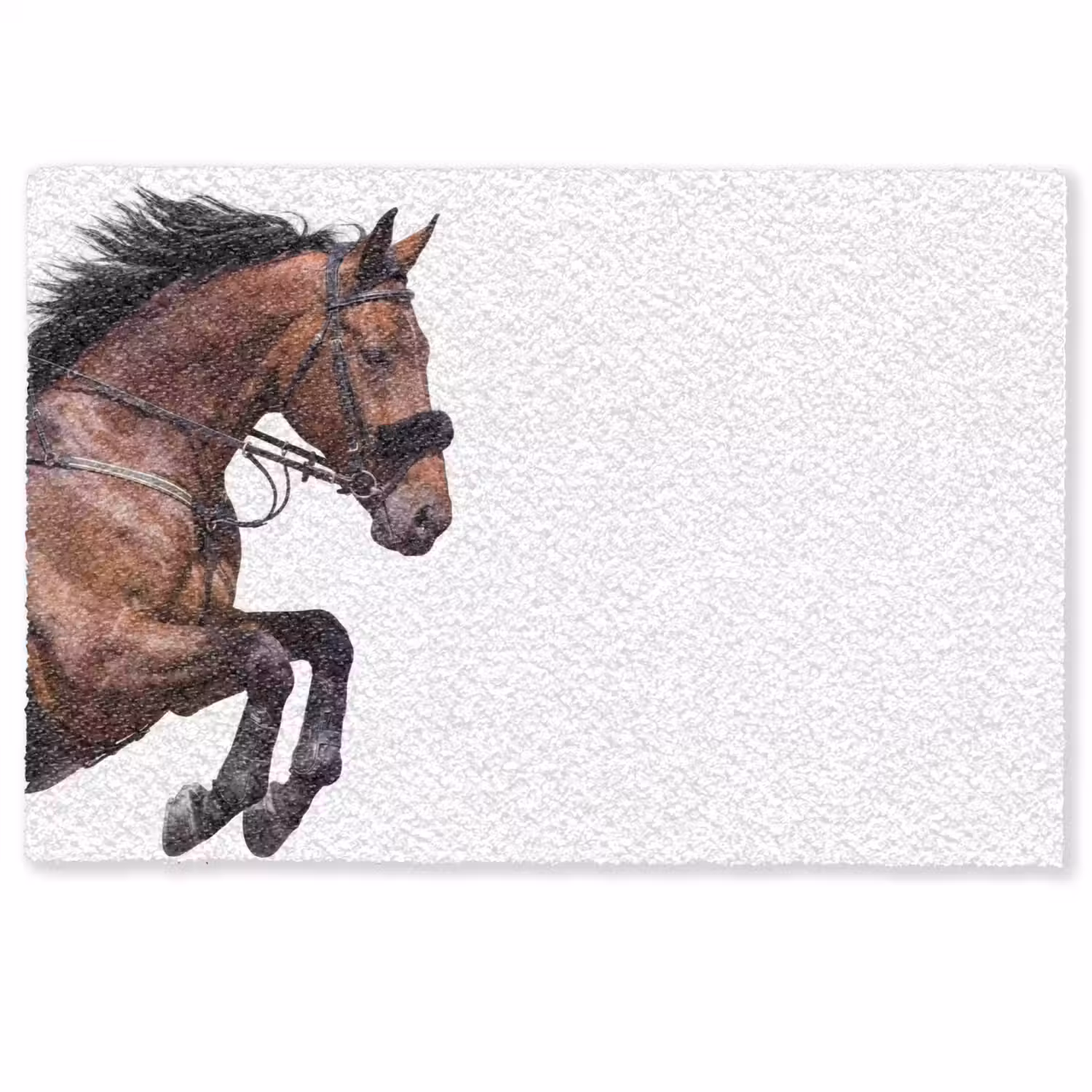 Paard - Springen - Modern Deurmat klein -zkaufland3d