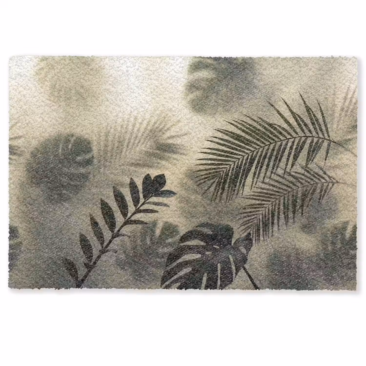 Planten - Bladeren - Schaduwen - Groen - Modern Deurmat klein -zkaufland3d