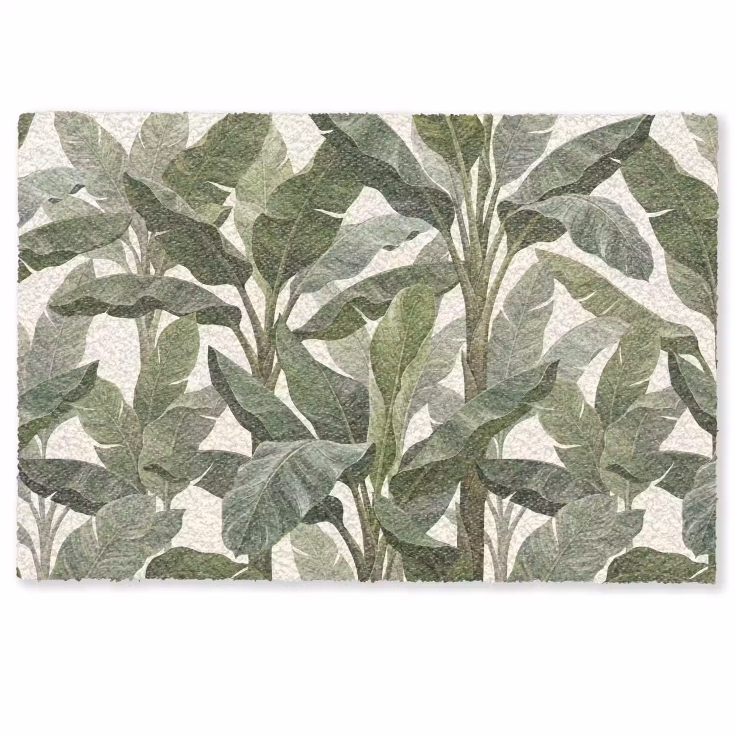 Planten - Bladeren - Tropisch - Groen Deurmat klein -zkaufland3d