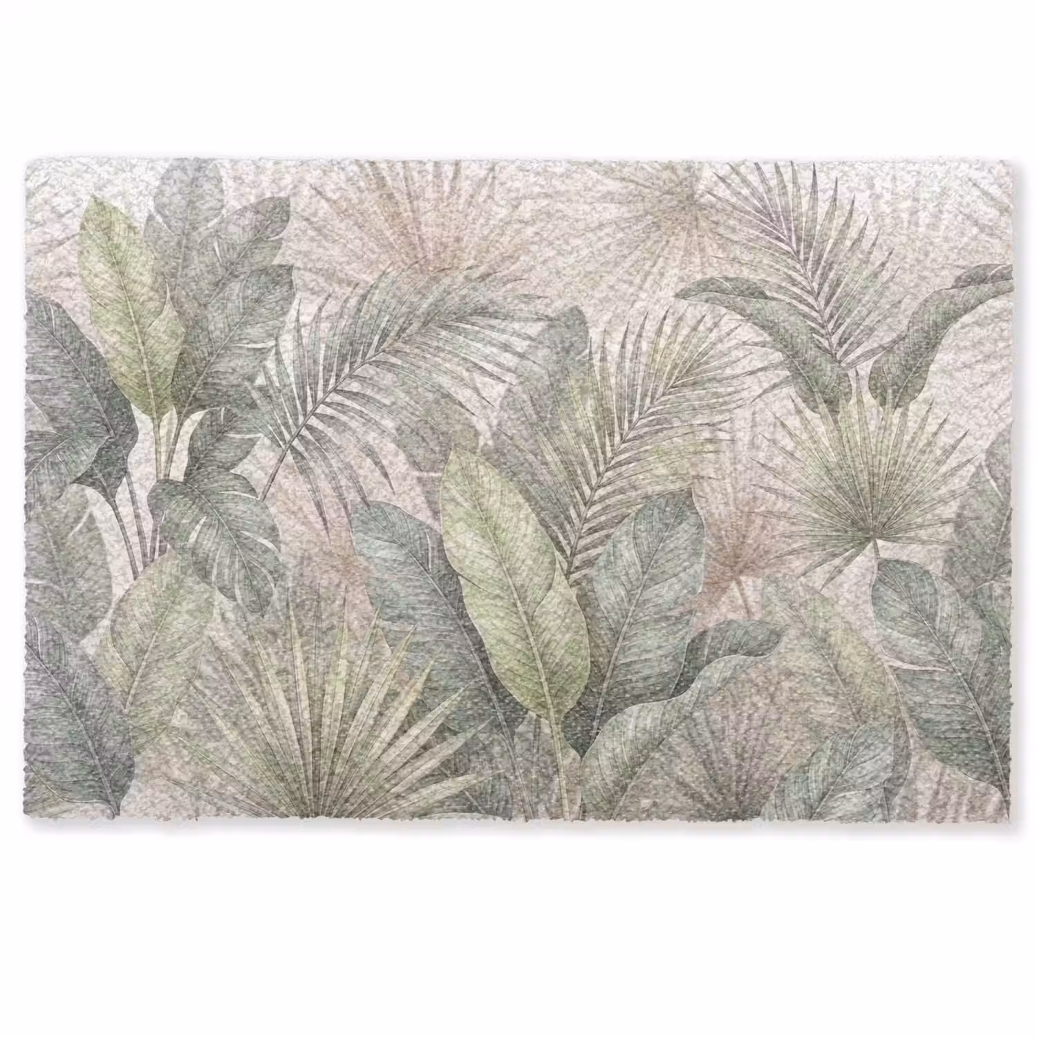 Planten - Tropisch - Bladeren - Groen - Natuur Deurmat klein -zkaufland3d