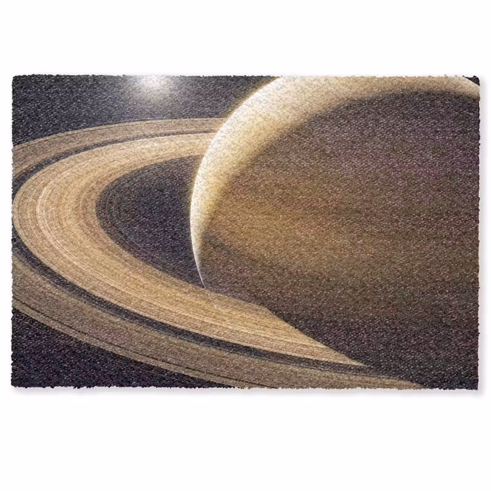 Fußmatte - Planet – Ringe – Weltraum - Planeet - Ringen - Ruimte Deurmat klein
