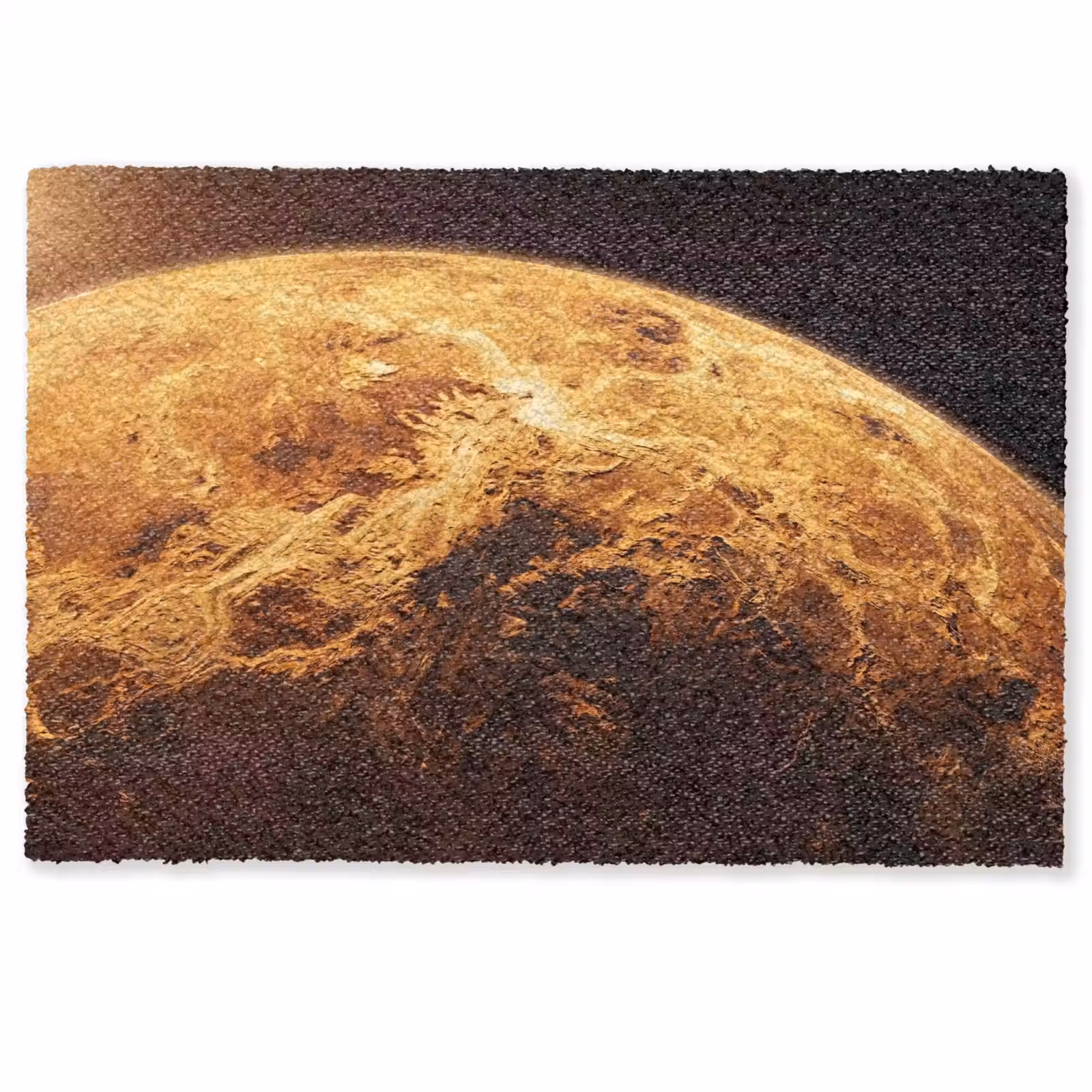 Fußmatte - Planet – Weltraum – Orange - Planeet - Ruimte - Oranje Deurmat klein