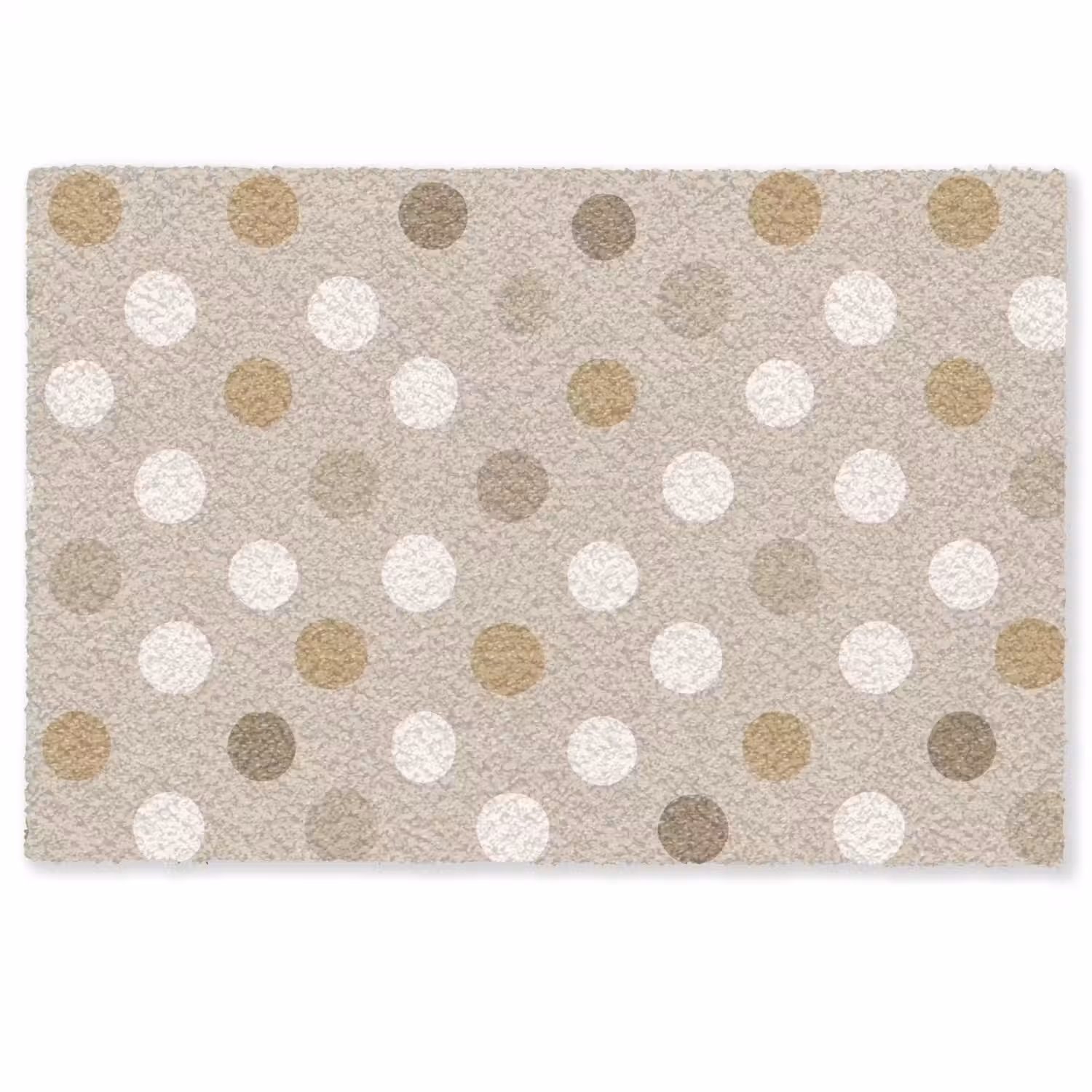 Polka - Dots - Beige Deurmat klein 898 -zkaufland3d