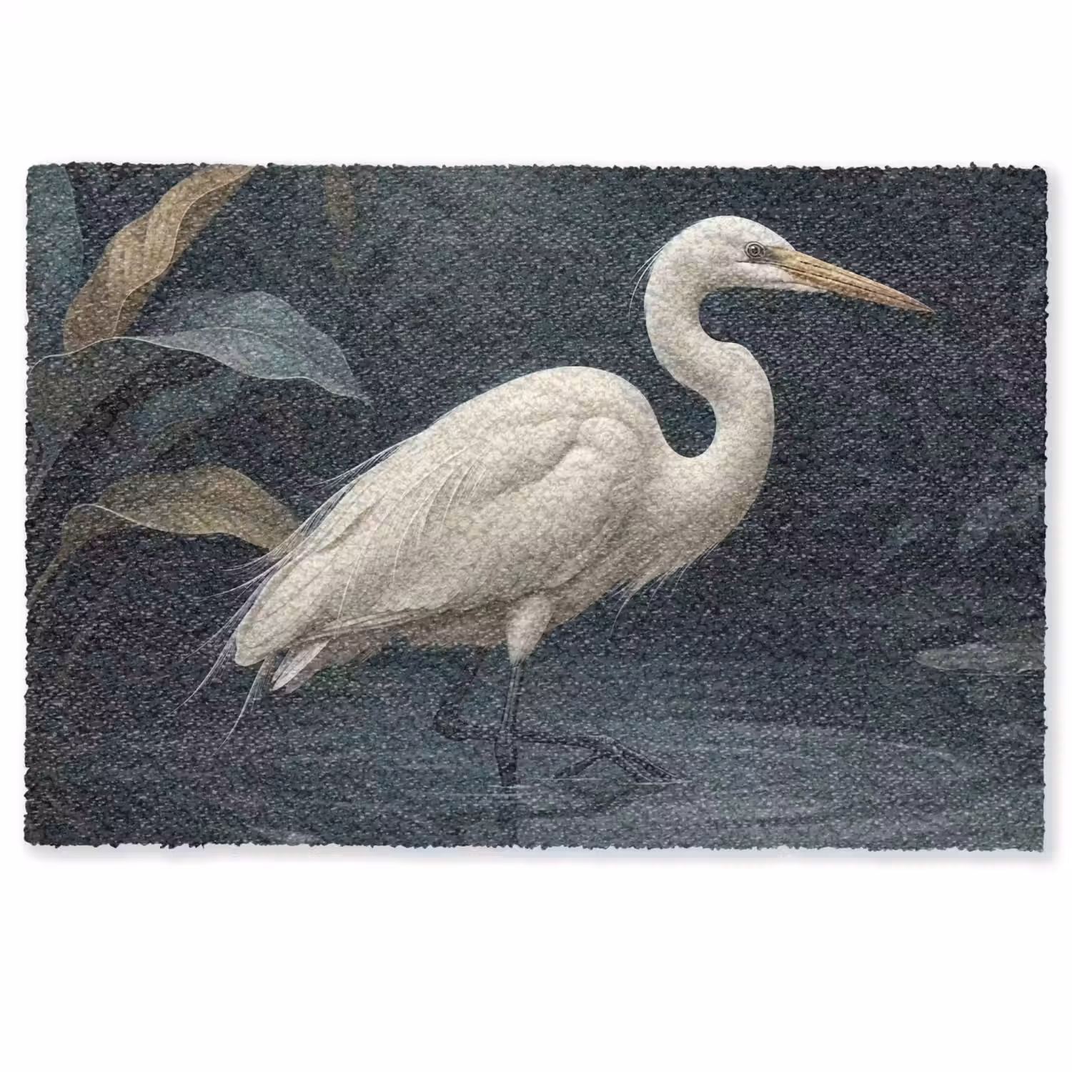 Reiger - Water - Natuur - Modern - Wit Deurmat klein -zkaufland3d