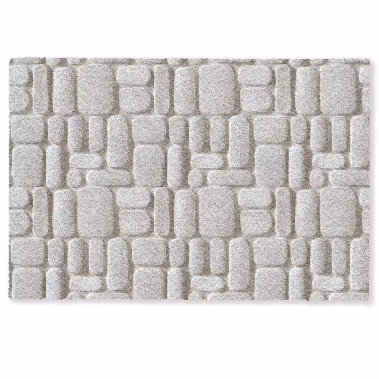 Reliëf - Structuur - Wit Deurmat klein 898 -zkaufland3d