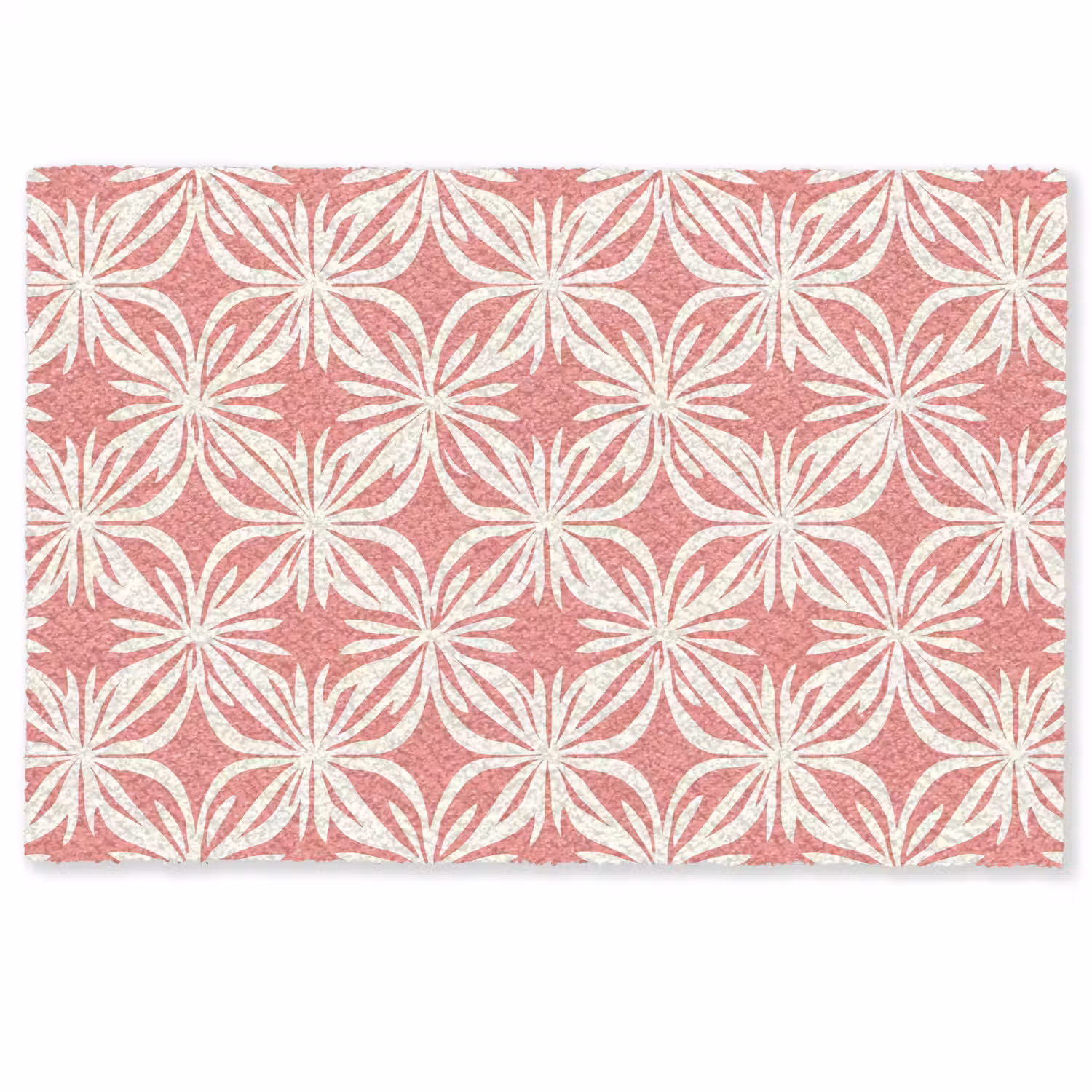Roze - Bloemenmotief - Wit - Modern Deurmat klein 898 -zkaufland3d